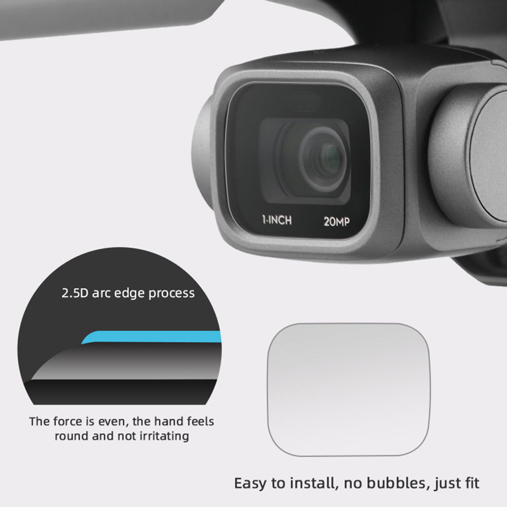 EWB8581_2 2Pcs 9H Hardness Tempered Glass Camera Lens Protector for DJI Mavic Air 2S