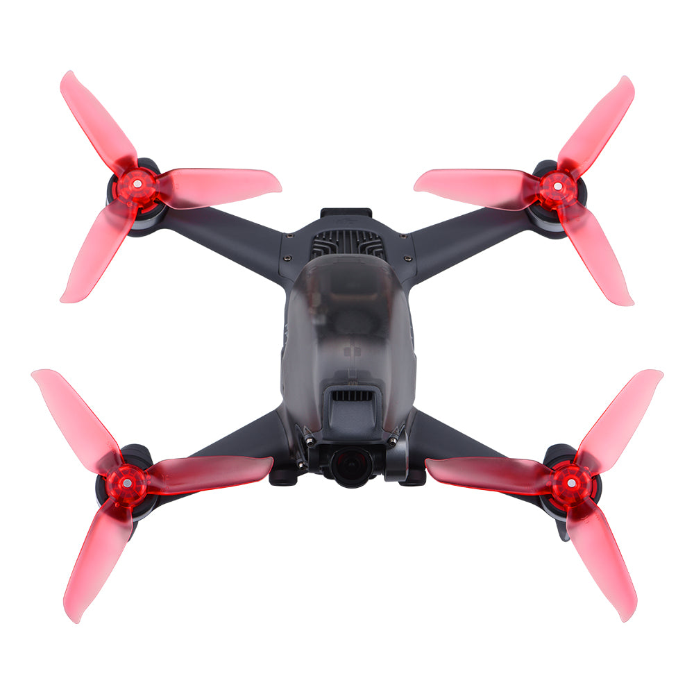 EWB8575 2 Pairs Color Propeller Drone Replacement Blades Props for DJI FPV Combo - Red