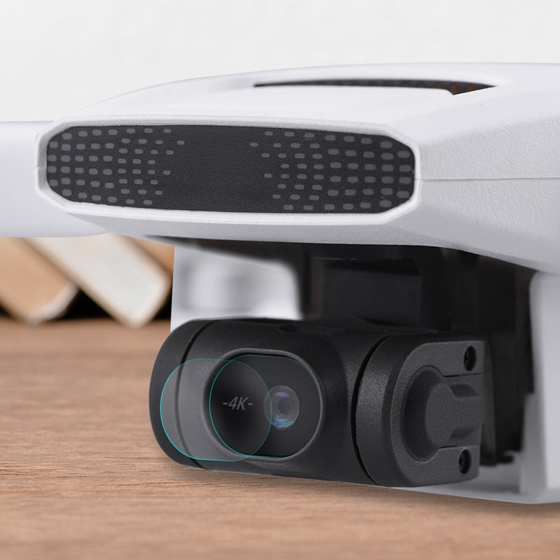 EWB8632_2 2Pcs/Pack HD Tempered Glass Camera Lens Protective Film for FIMI X8 Mini Drone