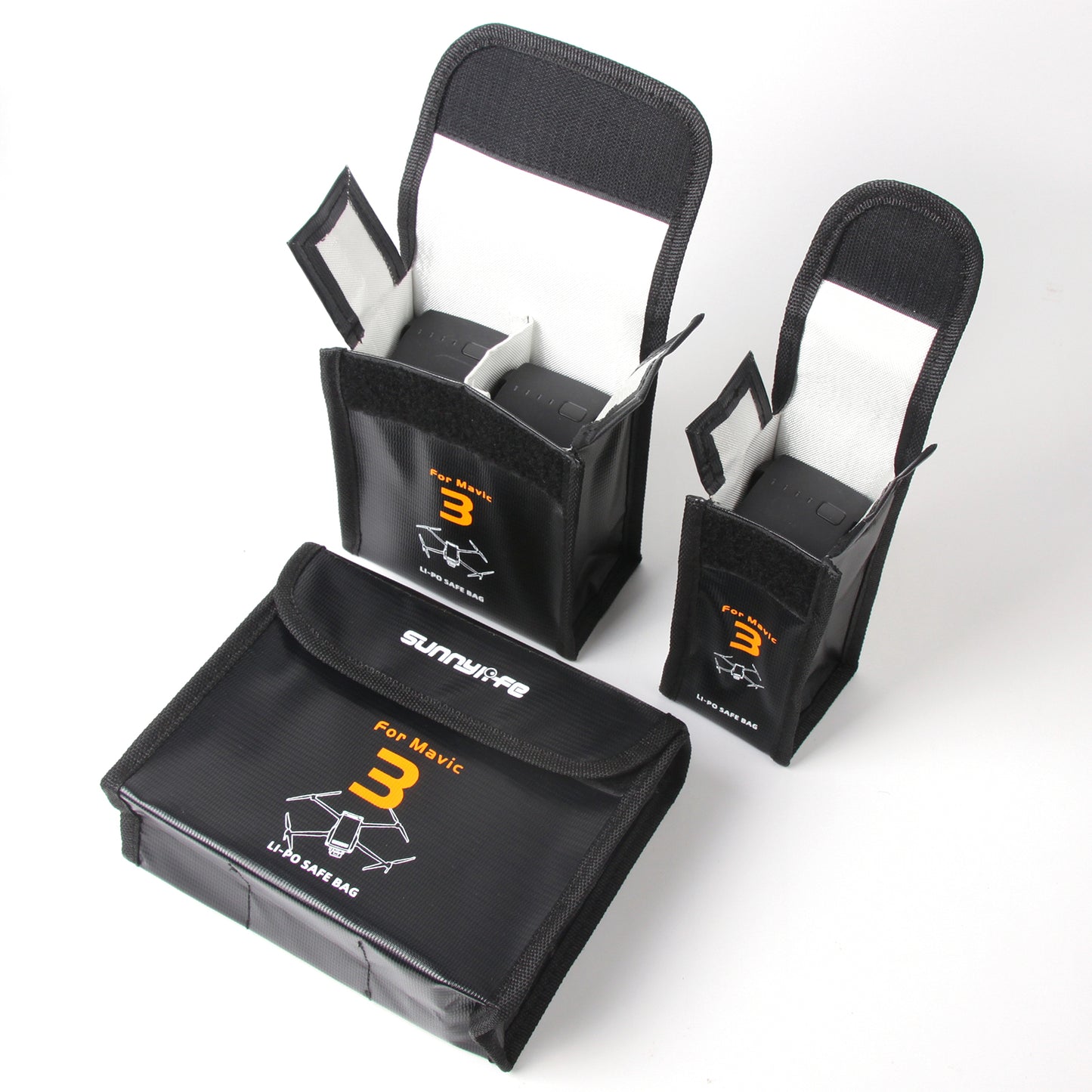 SUNNYLIFE M3-DC104 Explosion-proof Battery Safety Bag Lithium Battery Storage Pouch for DJI Mavic 3