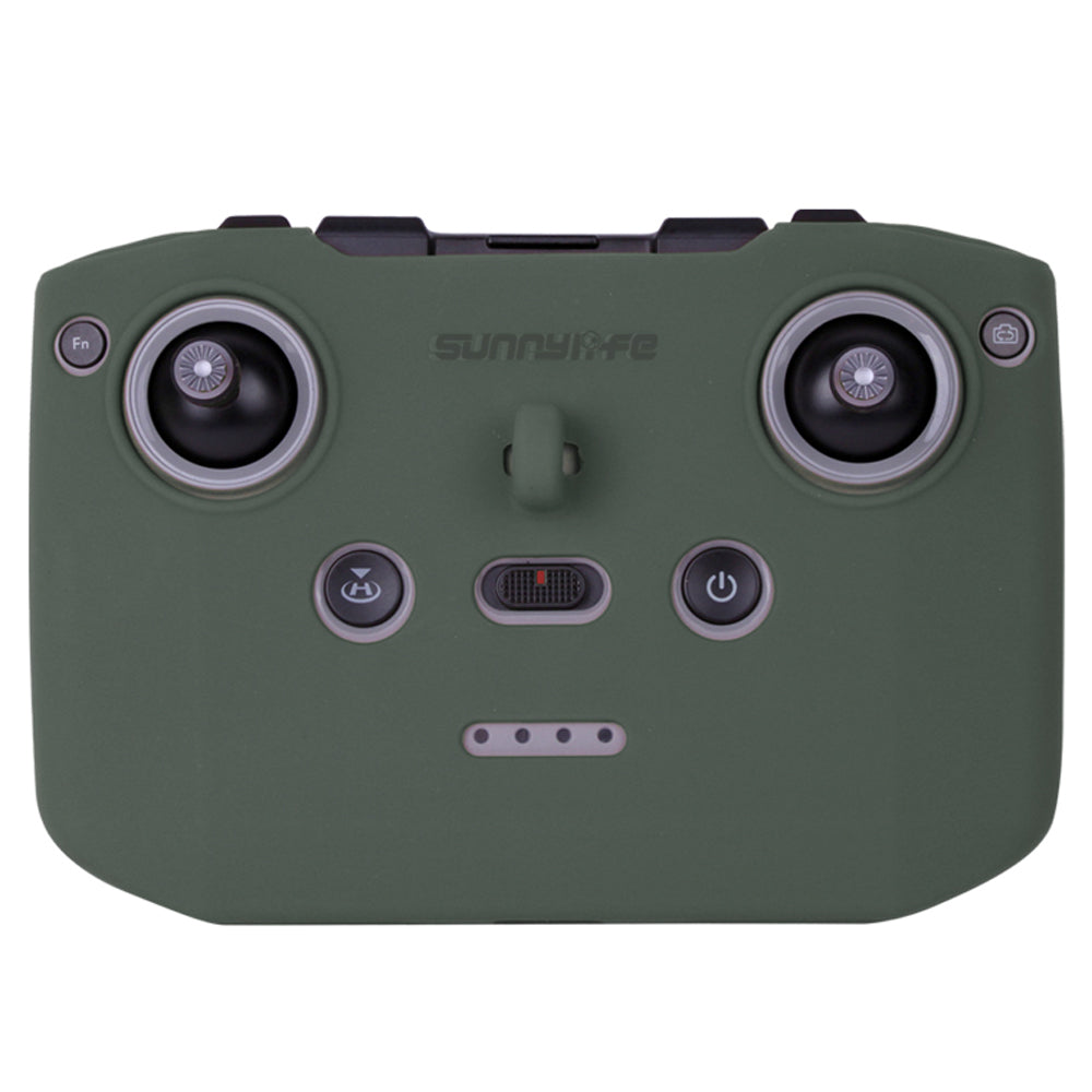 SUNNYLIFE Remote Controller Silicone Cover Protective Sleeve with Strap for DJI Mavic 3/Air 2S/Mavic Air 2/Mini 2 - Army Green