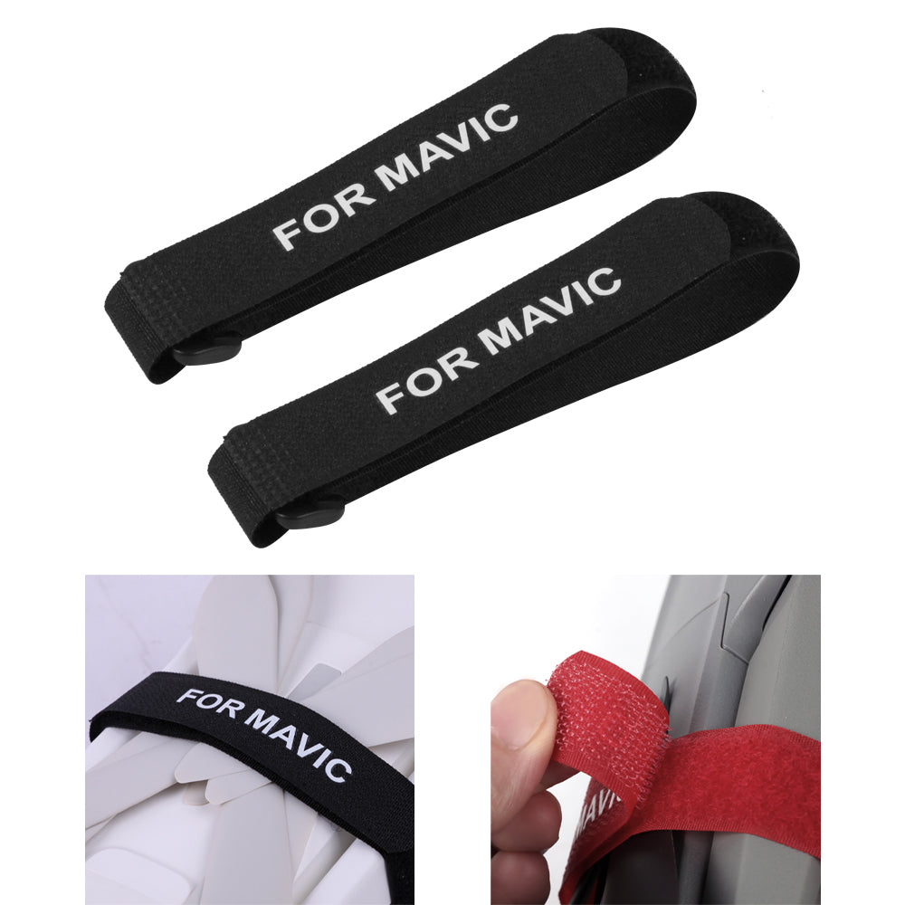 SUNNYLIFE Q9300 1 Pair Drone Propeller Blade Holder Protection Fixing Band for DJI Mavic 3/Mavic Air 2S/Mini SE / Fimi X8SE - Black