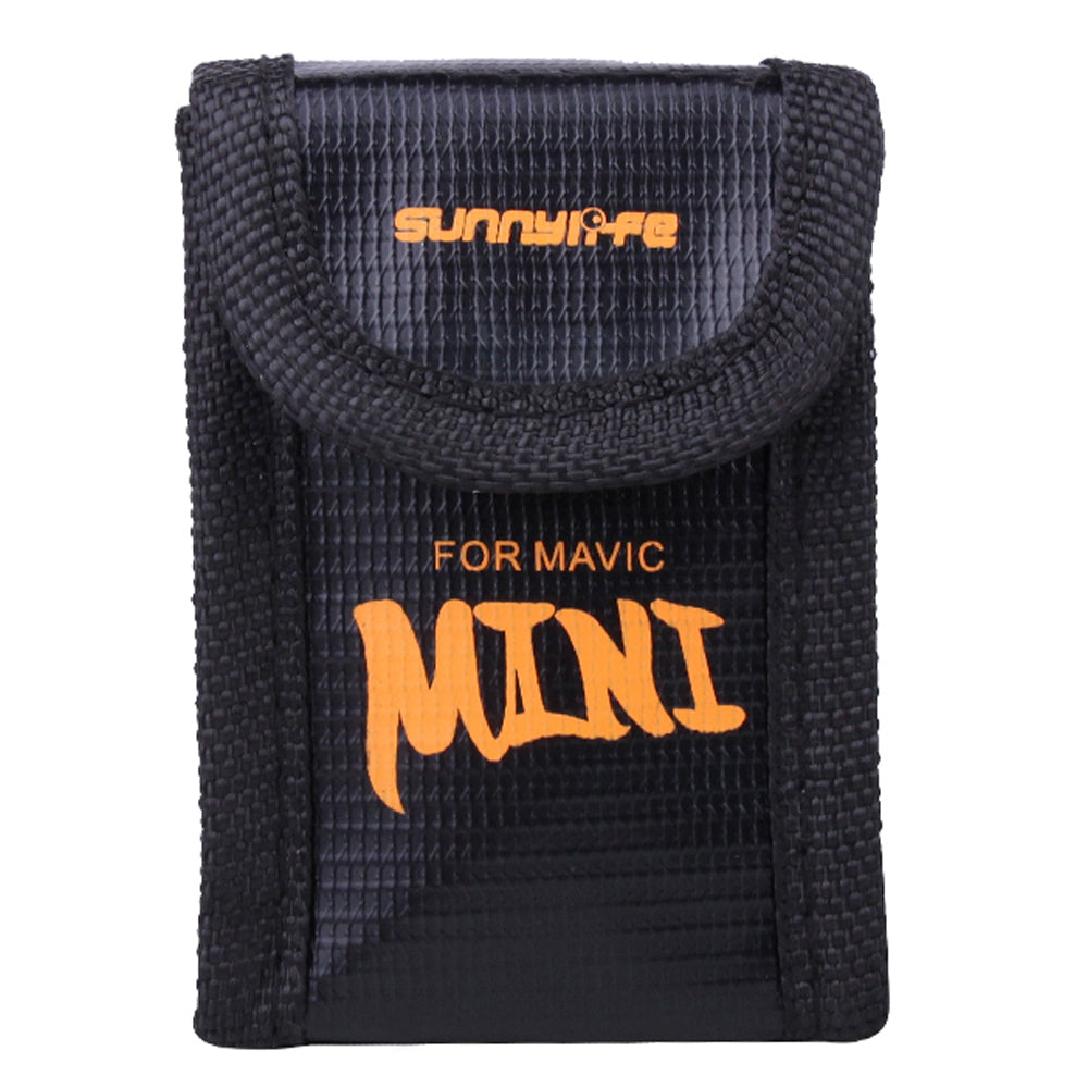 SUNNYLIFE DC294 Explosion-Proof Battery Safe Bag Fireproof Batteries Protective Storage Case for DJI Mini SE/2/Mavic Mini (1Pc Battery Version)