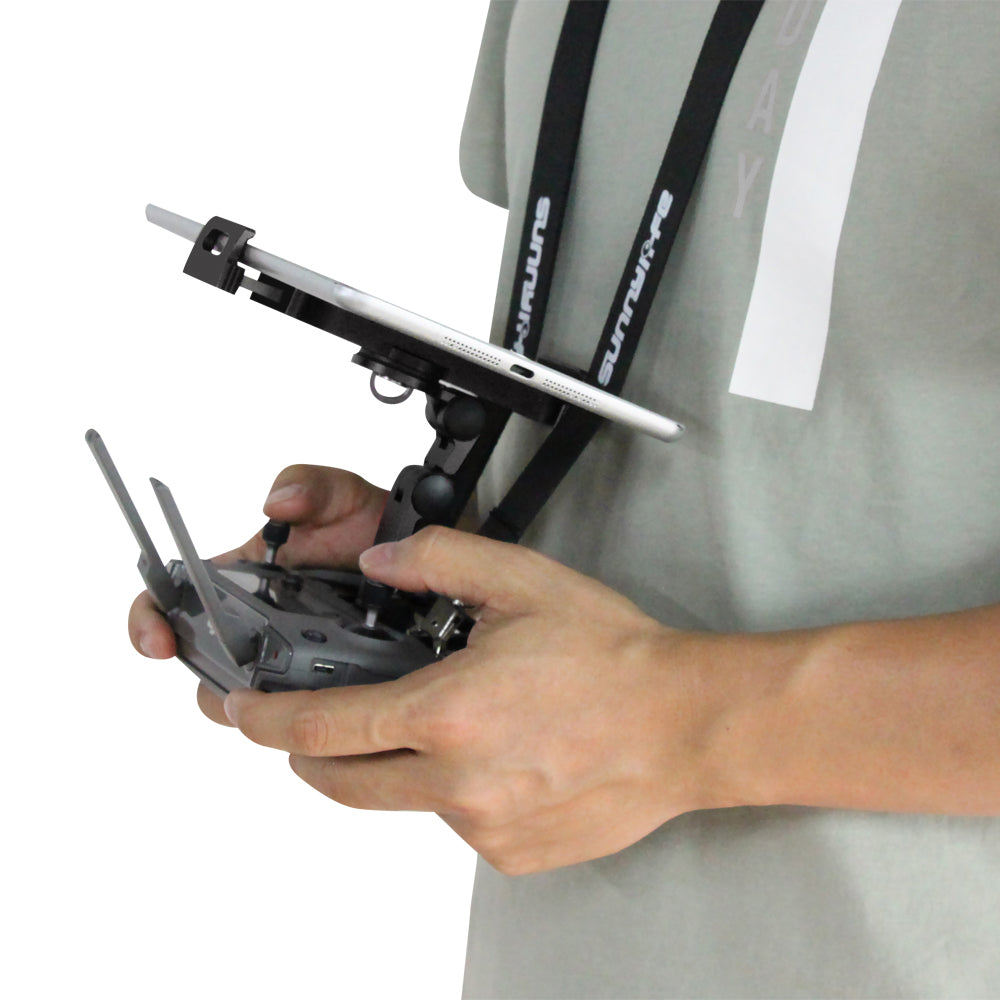 SUNNYLIFE TY-ZJ034 for DJI MAVIC 3/Mini SE/Air 2S Phone/Tablet Holder Adjustable Angles Bracket Mount Extender Table Stand - Black