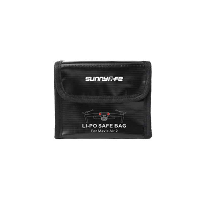 SUNNYLIFE AIR2-DC257 For DJI Air 2S/Mavic Air 2 Explosion-proof 2-Battery Storage Bag Lithium Battery Safety Carrying Pouch