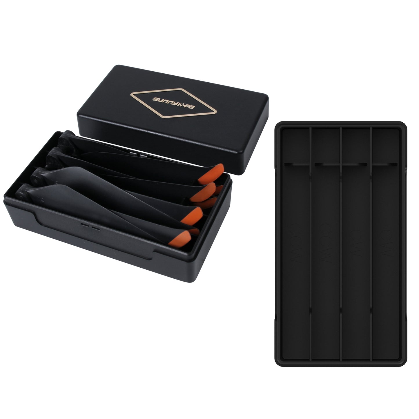SUNNYLIFE A2S-SN9357 For DJI Air 2S/Mavic Air 2 Drone Propeller Blades Storage Box Plastic Carrying Case