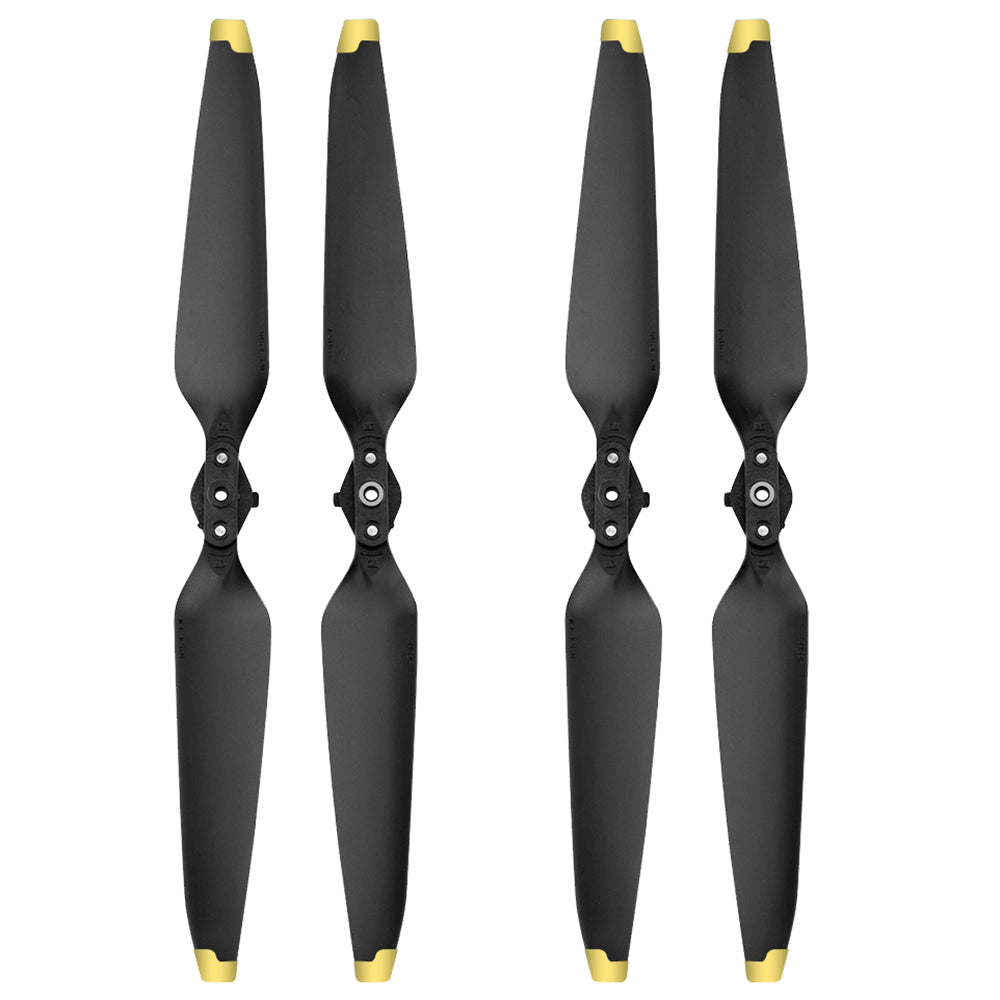 2Pairs Quick-Release 9453F Propeller Set for DJI Mavic 3 Replacement Prop Blades Drone Accessories - Gold