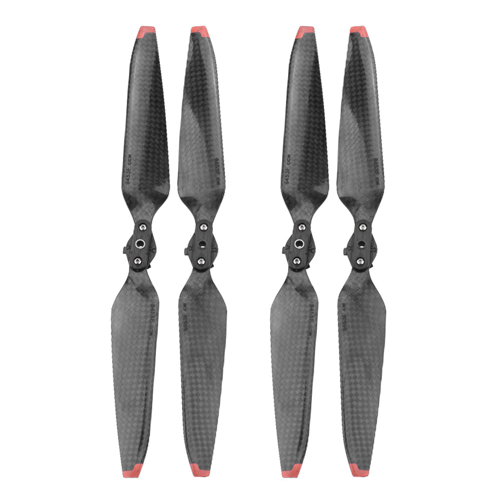 EWB9105_2 For DJI Mavic 3 Quick Release Carbon Fiber Propeller Set 2Pairs Replacement Prop Blades
