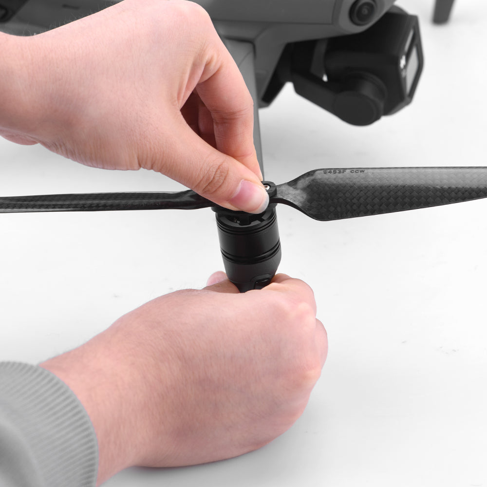 EWB9105_2 For DJI Mavic 3 Quick Release Carbon Fiber Propeller Set 2Pairs Replacement Prop Blades