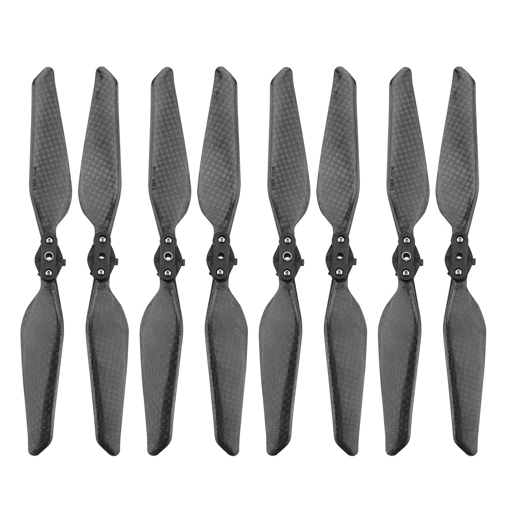 EWB9074_2 For FIMI X8 SE 2020 Quick Release Carbon Fiber Propeller Set 4Pairs Replacement Prop Blades Drone Accessories