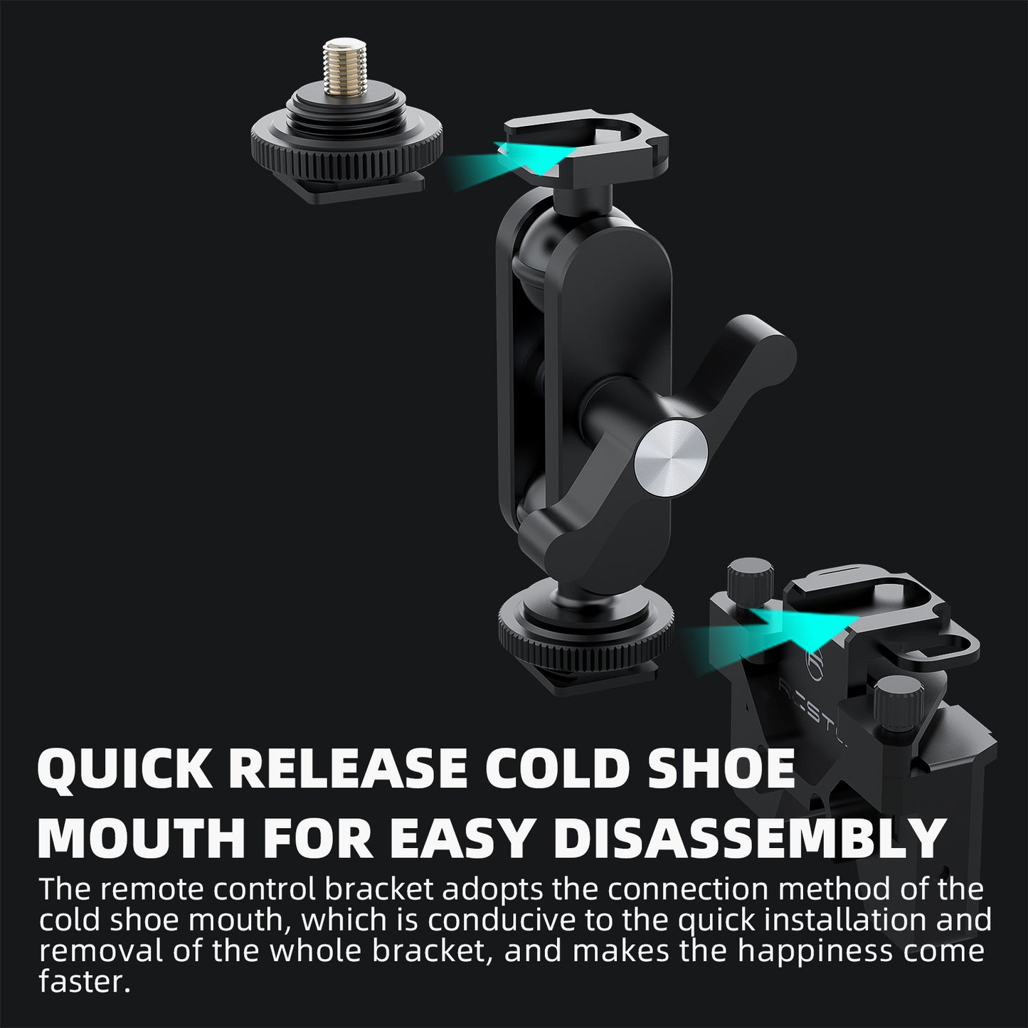 RCSTQ Adjustable Bracket Aluminum Alloy 7.9''-12.9'' Tablet Holder Stand for DJI Mavic 3 Air 2/2S Mini 2