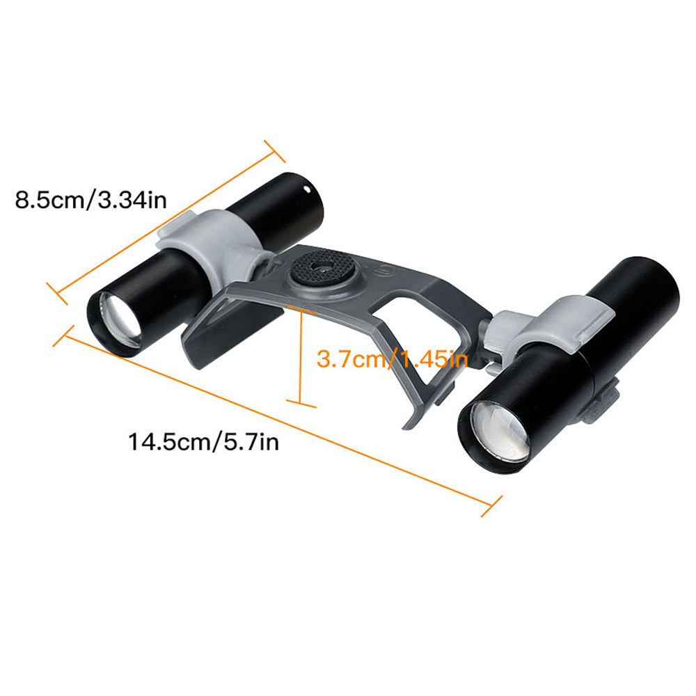 RCSTQ For DJI Mavic 3 Zoomable Flashlight with Fixture Drone Night Flight Searchlight, 2 Lights