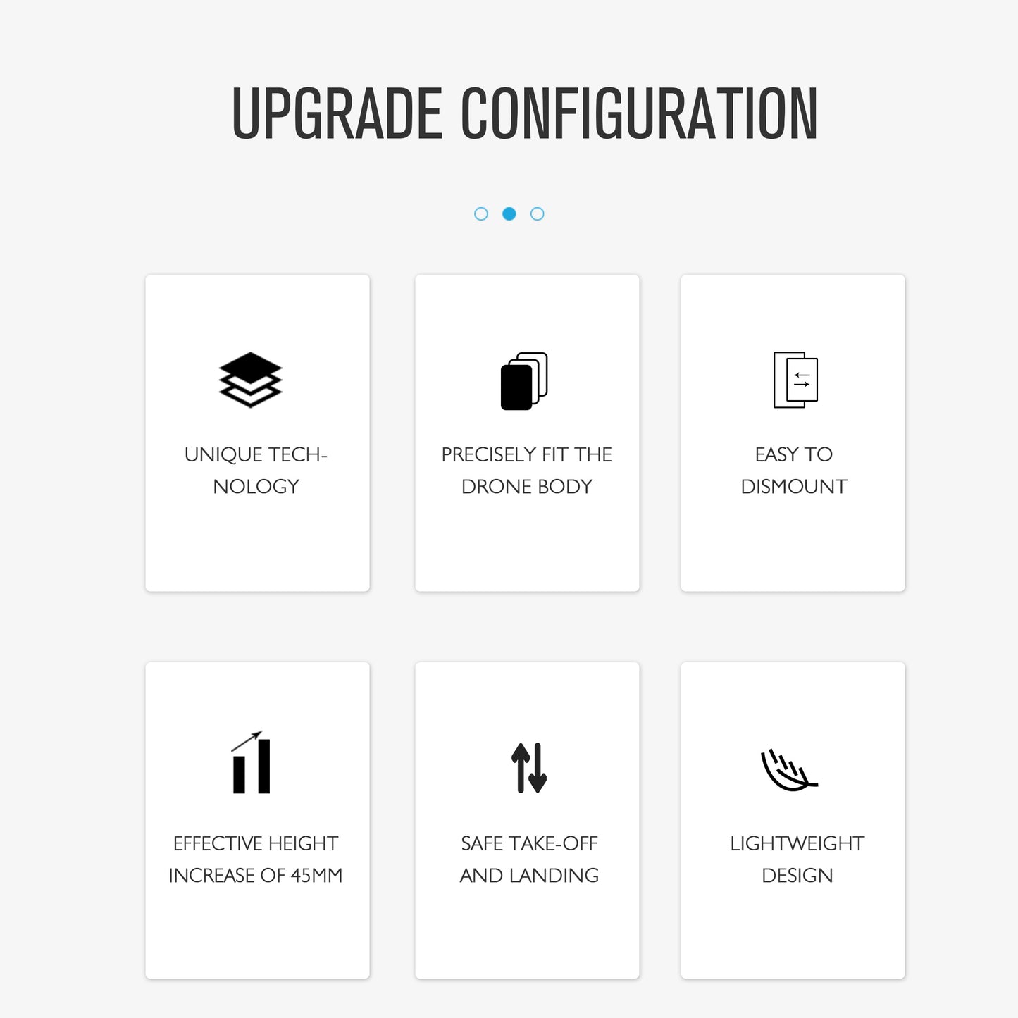 STARTRC 1110580 For DJI Mavic 3 Drone Body Mount Main Bracket Buoyancy Rod Foam Stick Kit Set