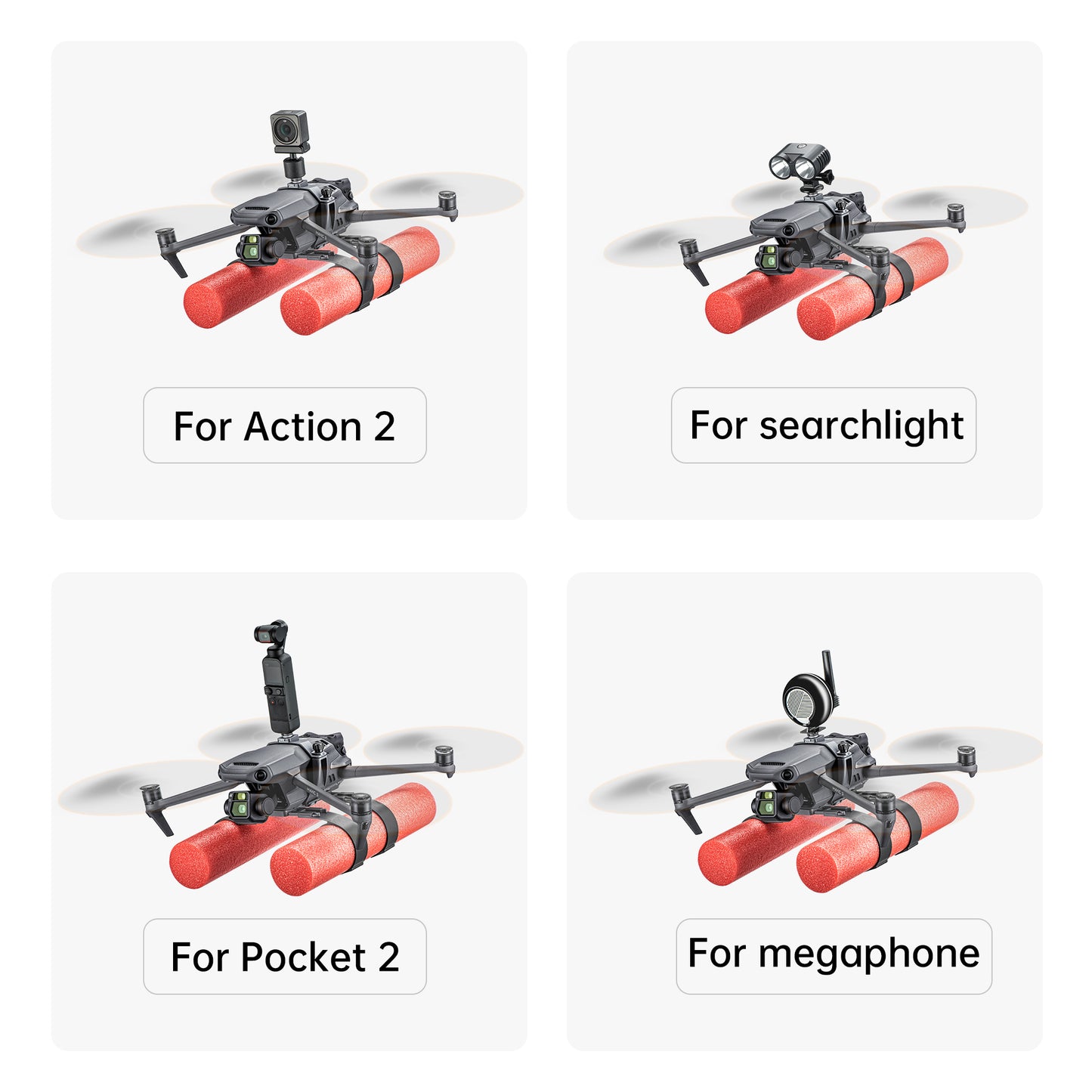 STARTRC 1110580 For DJI Mavic 3 Drone Body Mount Main Bracket Buoyancy Rod Foam Stick Kit Set