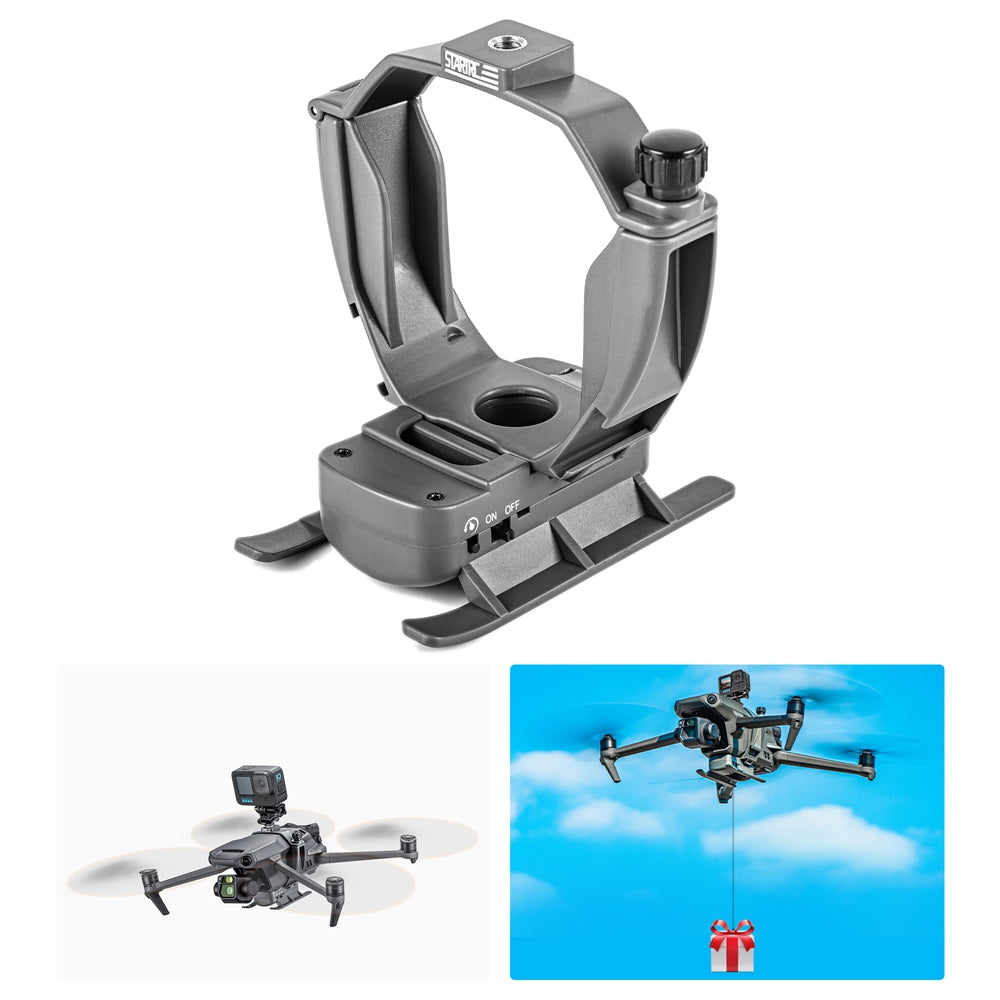 STARTRC 1110461 Airdrop Device for DJI Mavic 3 Delivery System Multifunctional Thrower Kit with Expansion Bracket/Fishing Line