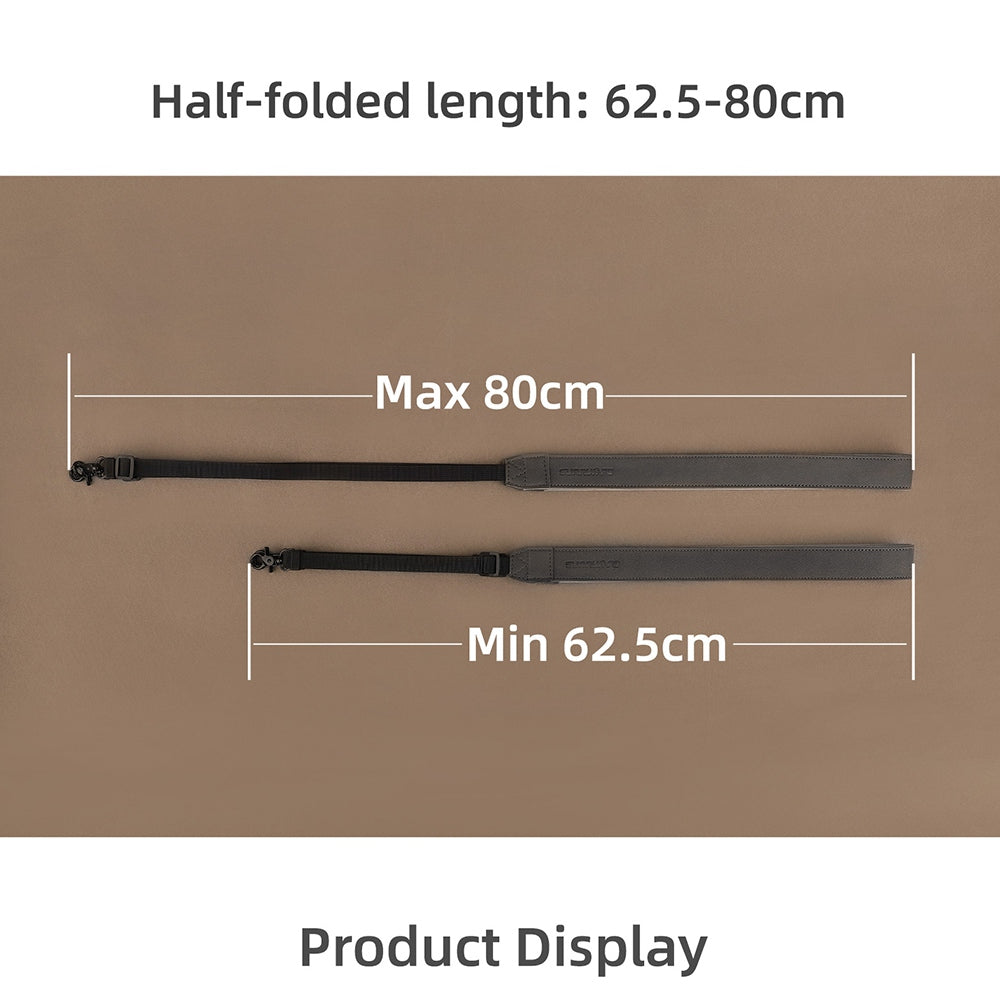 SUNNYLIFE GS377 Multi-use Bracket Comfortable Shoulder Lanyard for RC Pro/Smart Controller Accessories with Metal Hook + PU Leather Strap