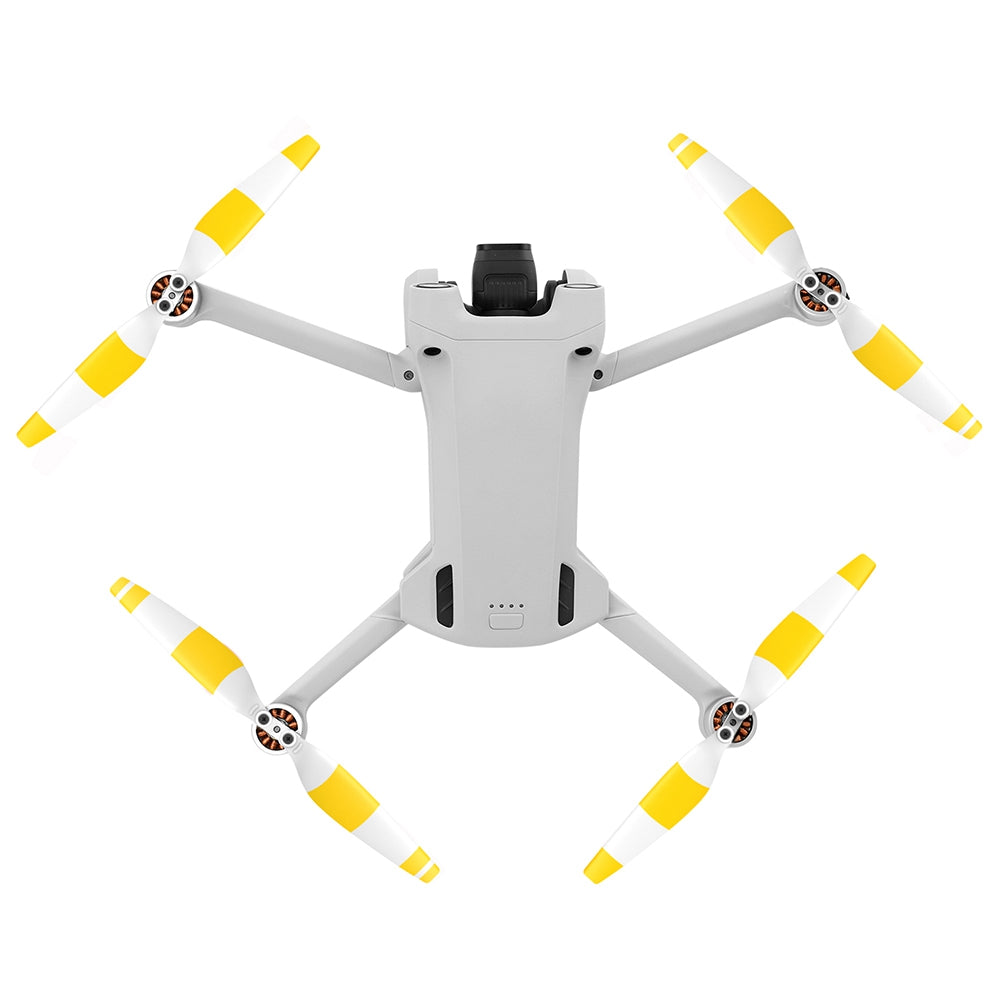 6030F 8Pcs/Set Double Sided Colorful Propeller for DJI Mini 3 Pro Drone Replacement Accessories Propeller Spare Parts - Yellow