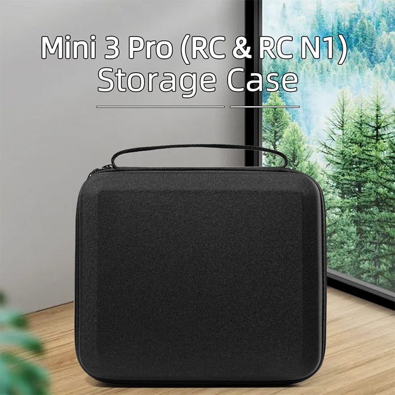 Shockproof Storage Bag for DJI Mini 3 Pro / Mini 3 Carrying Case Portable Box RC Accessories Travel Bag - Black / Red