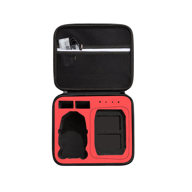Shockproof Storage Bag for DJI Mini 3 Pro / Mini 3 Carrying Case Portable Box RC Accessories Travel Bag - Black / Red