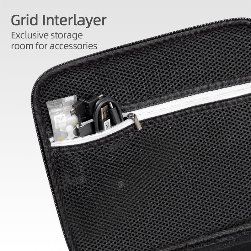 Shockproof Storage Bag for DJI Mini 3 Pro / Mini 3 Carrying Case Portable Box RC Accessories Travel Bag - Black / Red