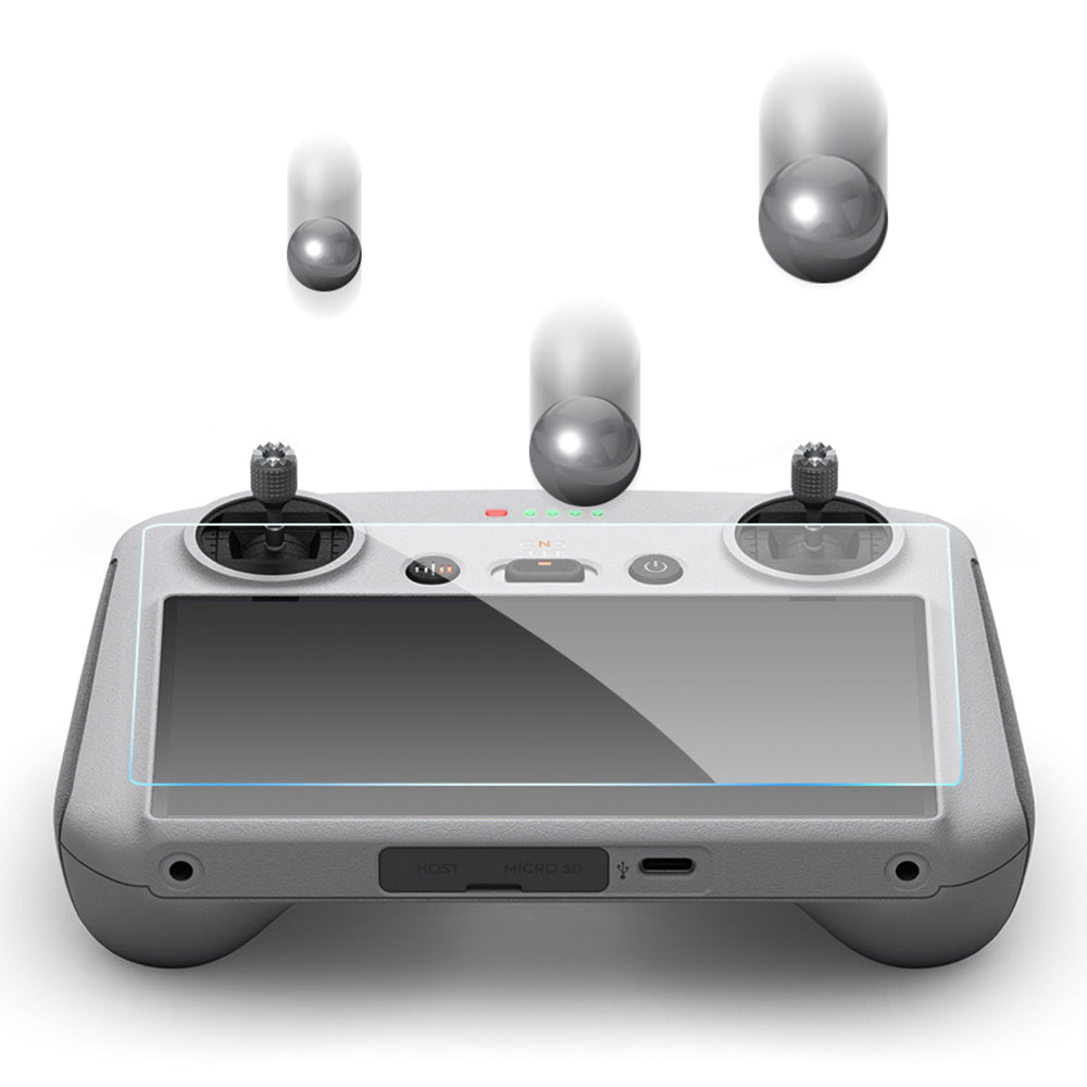 EWB9217_2 2Pcs for DJI Mini 3 Pro RC Remote Controller Screen Protector Tempered Glass High Definition Protective Film