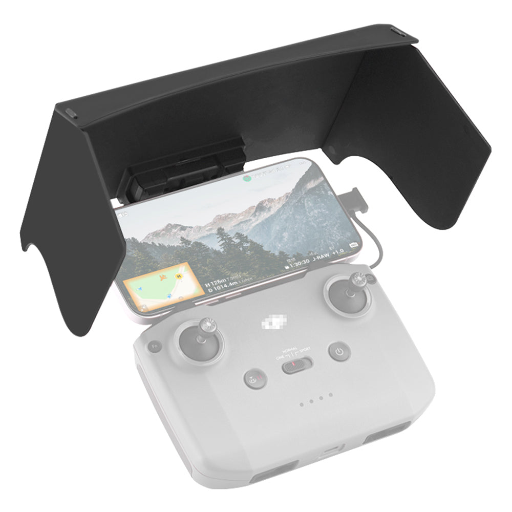 EWB9214 for DJI Mini 3 Pro RC-N1 Remote Control Sunshade for DJI Mavic 3/Mini 2/Air 2/2S Drone Foldable Smartphone Light Block Sunhood