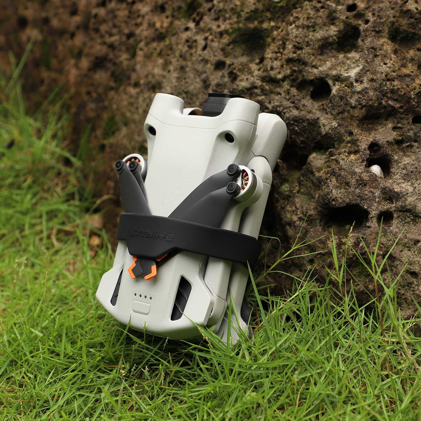 SUNNYLIFE MM3-SJ398 For DJI Mini 3 Pro Drone Propeller Fixing Stabilizer Anti-dust Bottom Cover - Black