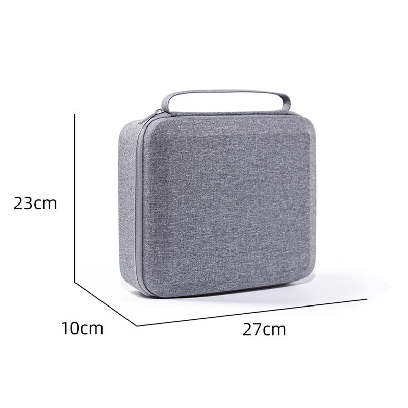 For DJI Mini 2 / Mini 2 SE Combo Drone and Accessories Storage Bag Portable Shockproof Carrying Case Handbag - Grey / Red Liner