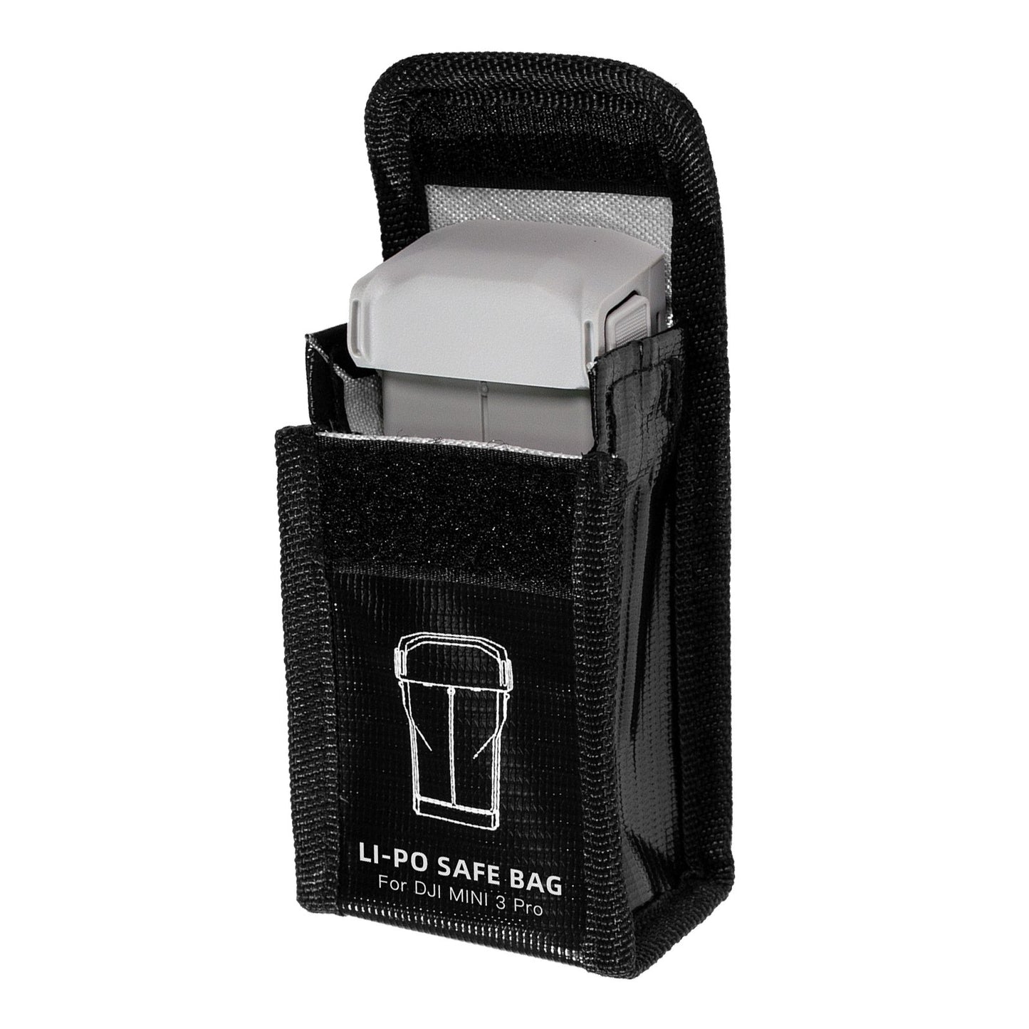 QISYKER Anti-explosion Protection Battery Storage Bag for DJI Mini 3 Pro (Suitable for 1Pc Battery)