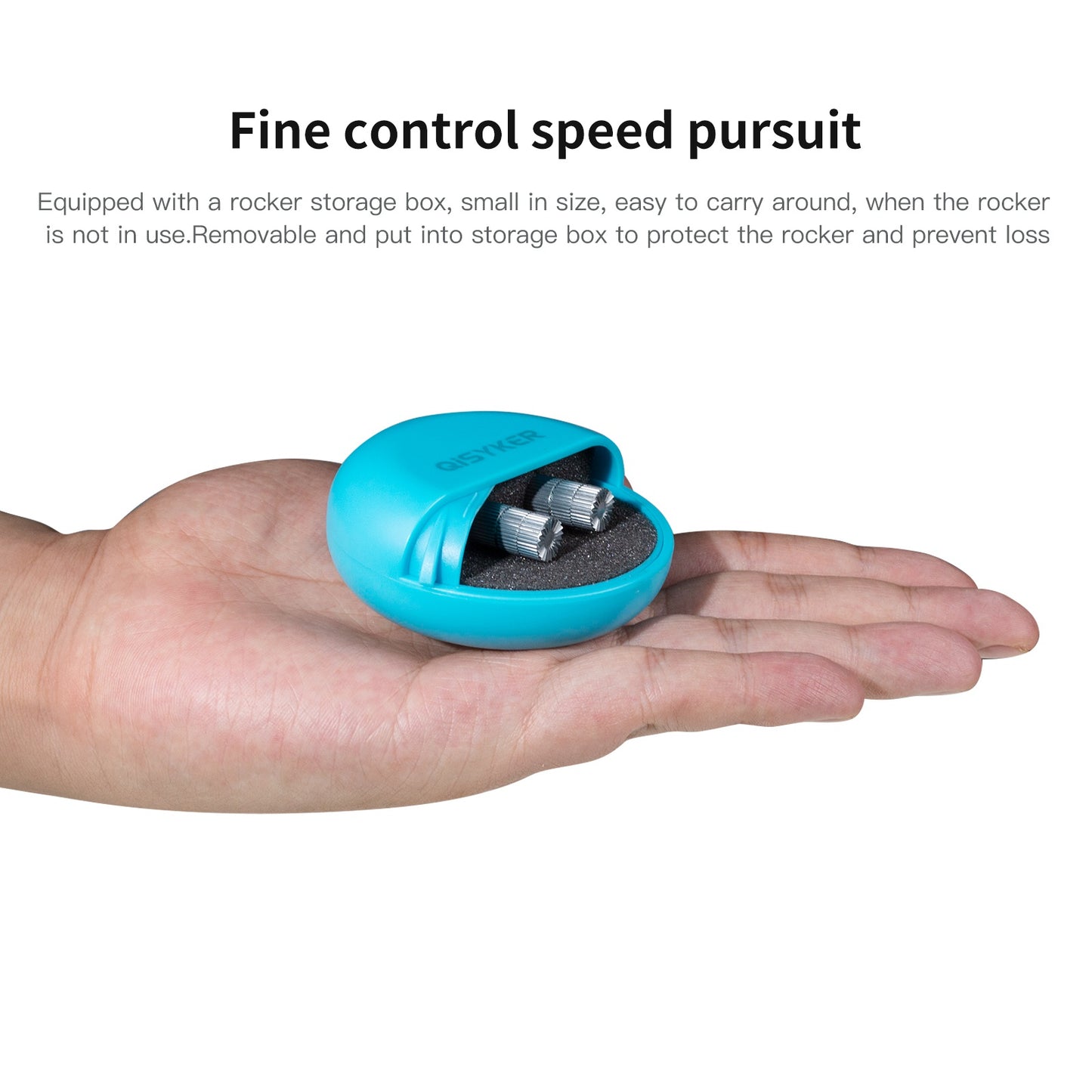 QISYKER DRCJ2511 2Pcs Thumb Rocker Stick for DJI RC-N1 Remote Controller/Mini 3 Pro/Air 2/Air 2S/Mini 2/Mavic 3 Heightening Joystick Protector Rod