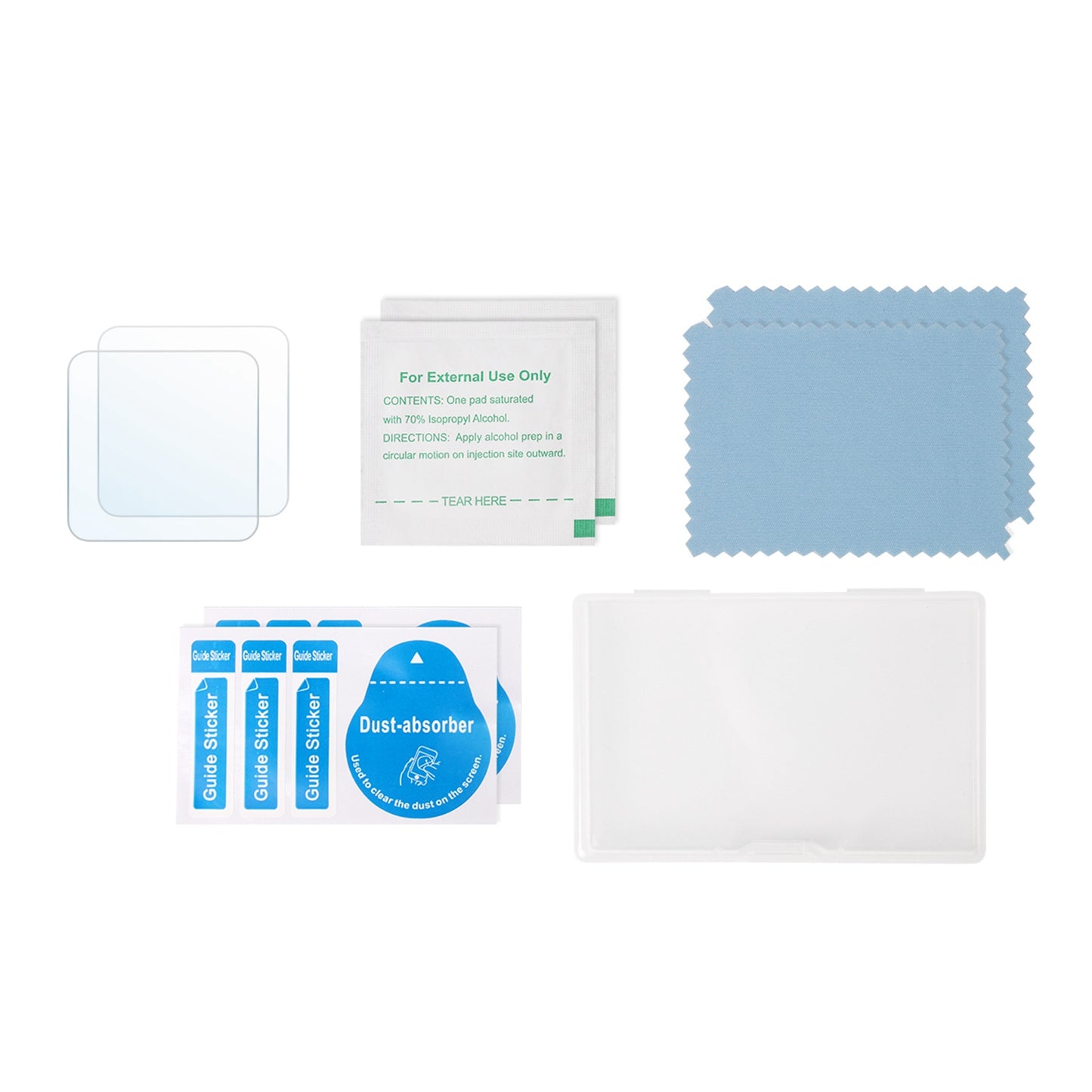 Uniqkart RO-GHM449 2Pcs for DJI RS 3/RS 3 Pro Handheld Stabilizer Tempered Glass Touch Screen Protector Anti-fingerprint Cover Film