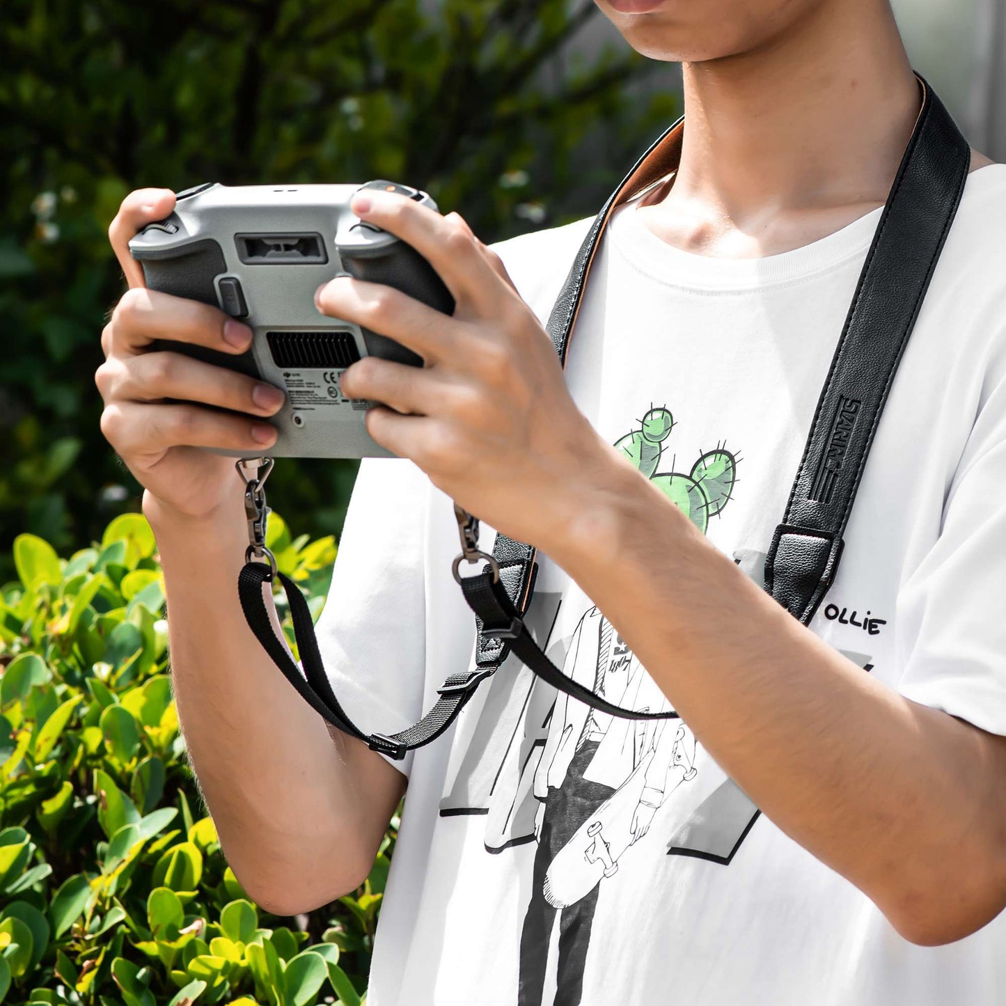 STARTRC 1111060 for DJI Mini 3 Pro / DJI RC / DJI RC Pro Remote Control with Screen Neck Strap Adjustable Lanyard - Black