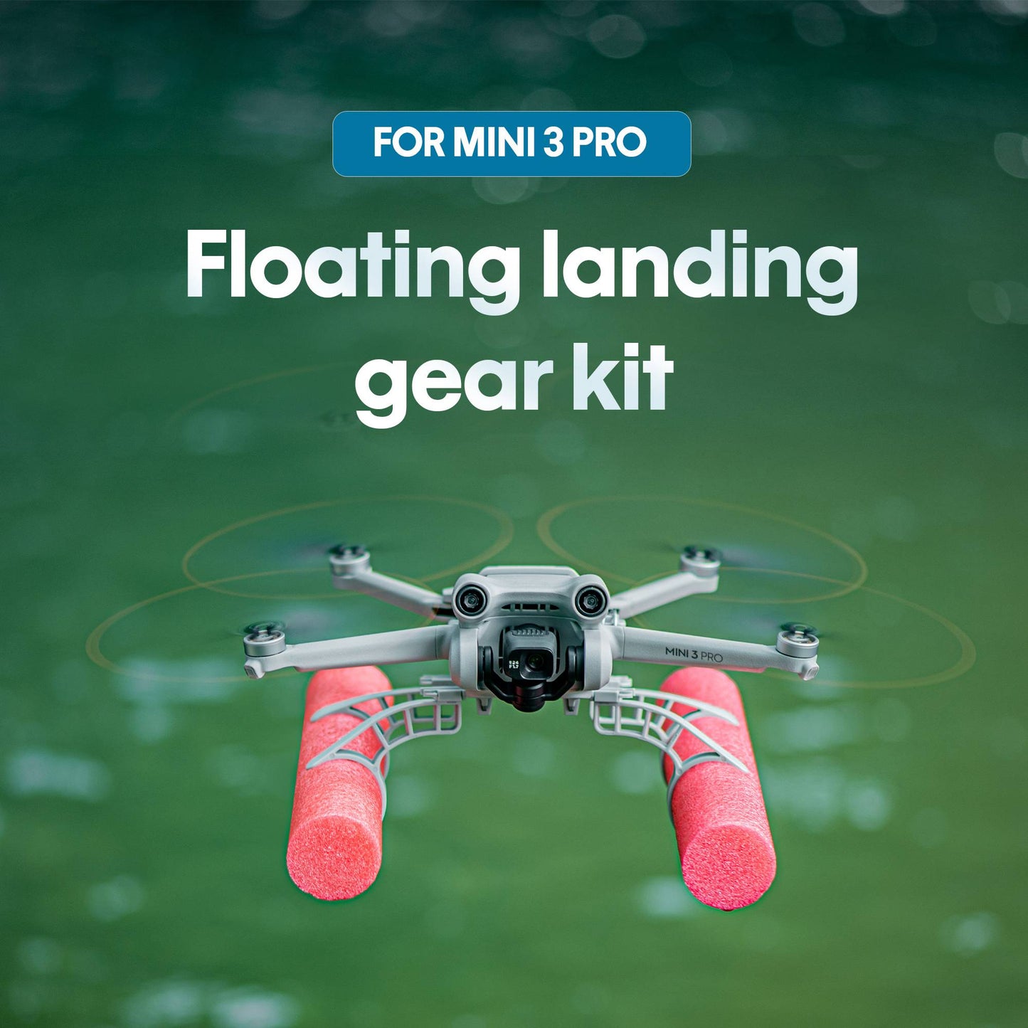 STARTRC 1110988 for DJI Mini 3 Pro Landing Skid Float Kit Landing Gear + Buoyancy Rod Land On Water Accessories