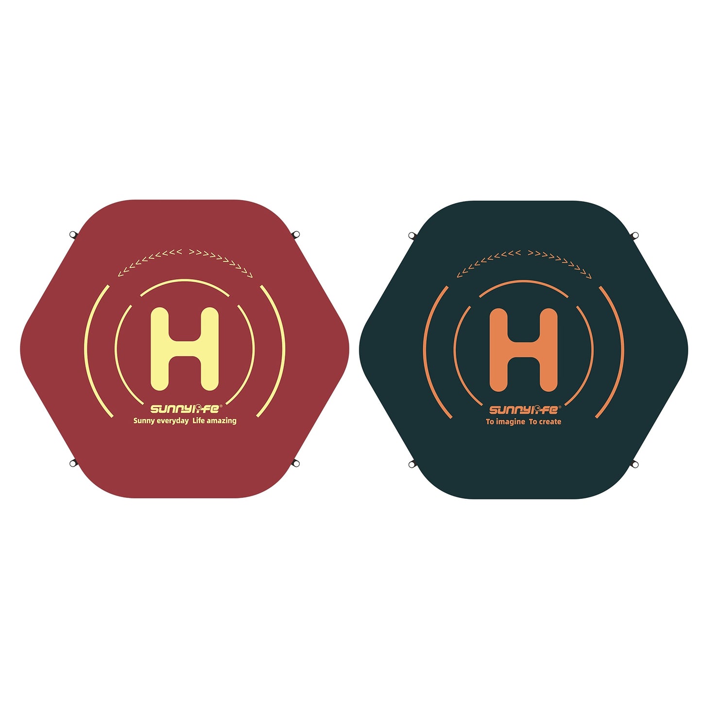 SUNNYLIFE TJP09 For DJI Avata / Mini 3 Pro / Mavic 3 / Mini SE Hexagon Foldable Landing Pad 60cm Drone Parking Apron Pad