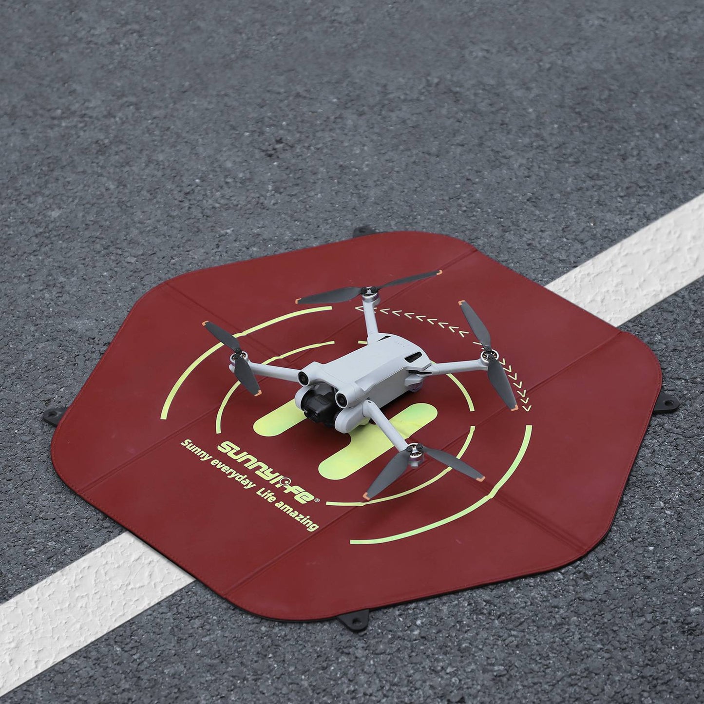 SUNNYLIFE TJP09 For DJI Avata / Mini 3 Pro / Mavic 3 / Mini SE Hexagon Foldable Landing Pad 60cm Drone Parking Apron Pad