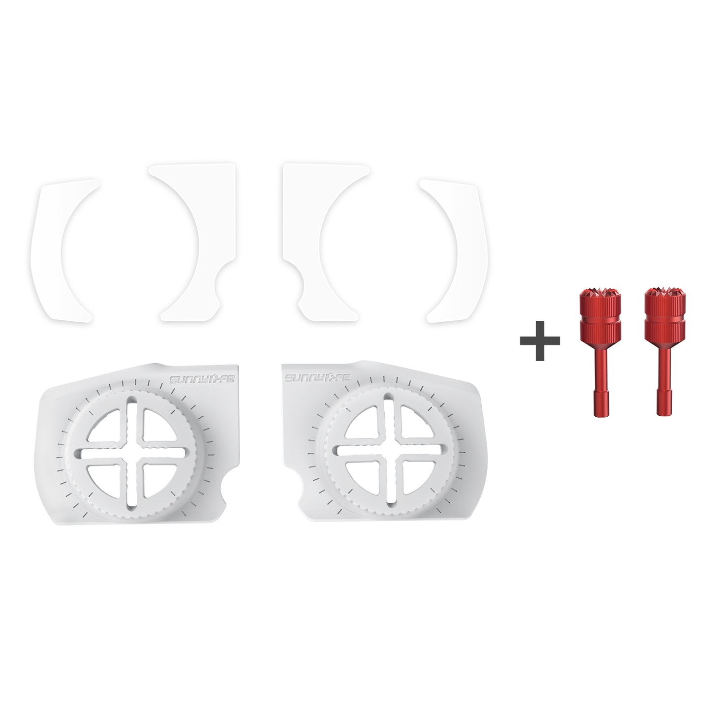 SUNNYLIFE DS470 For DJI RC Remote Control Rocker Speed Controller Lengthen Rocker Thumb Stick Set - Red