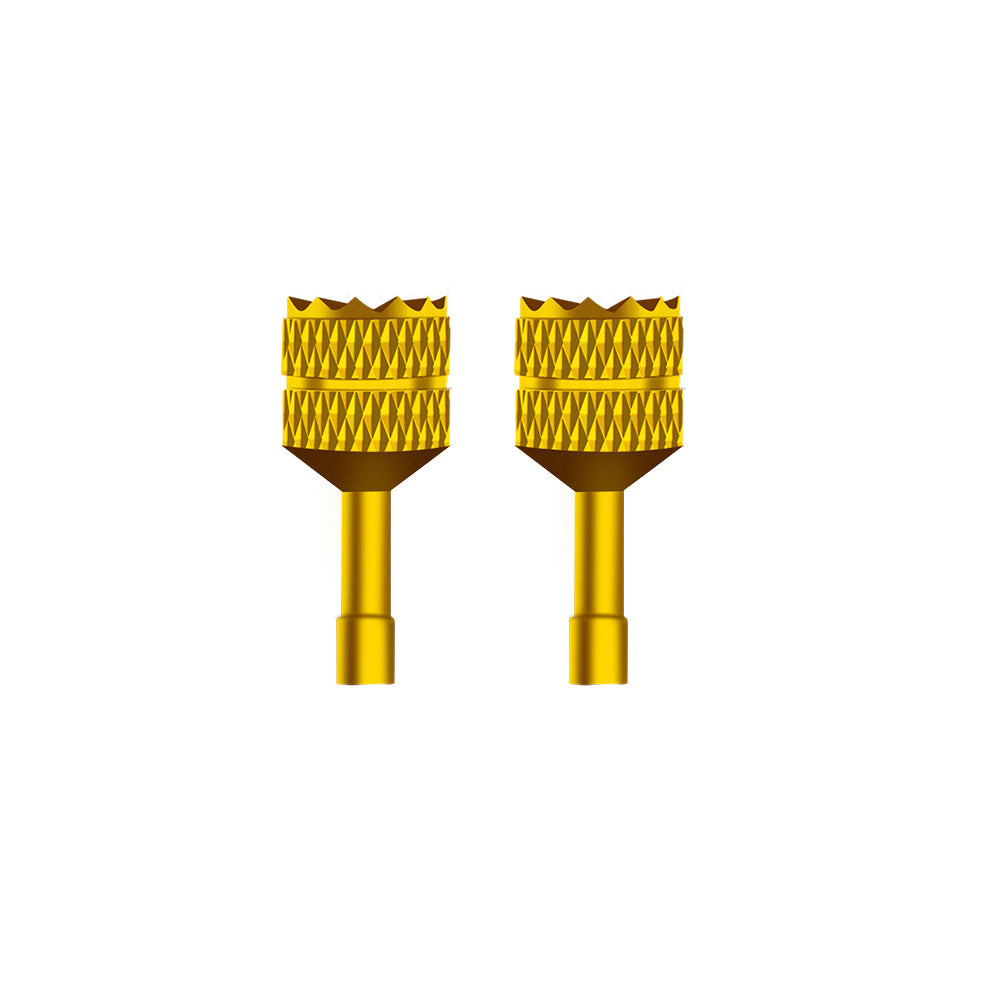 EWB9409 For DJI Mini 3 Pro Remote Controller 1 Pair Thumb Rocker Aluminum Alloy Control Joysticks - Gold
