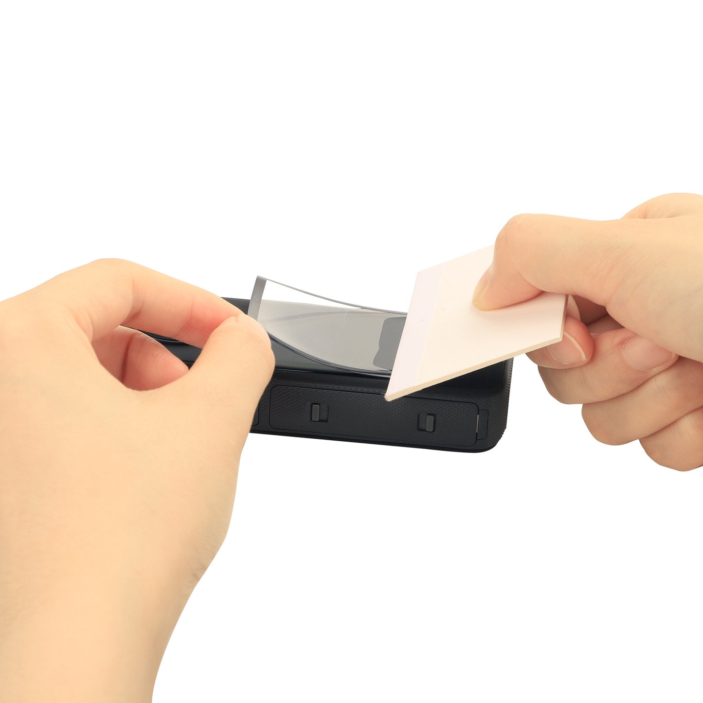 Uniqkart IST-BHM491 1 Set Curved Design Camera Screen Film for Insta360 X3, Anti-scratch Full Covering Tempered Glass Screen Protector