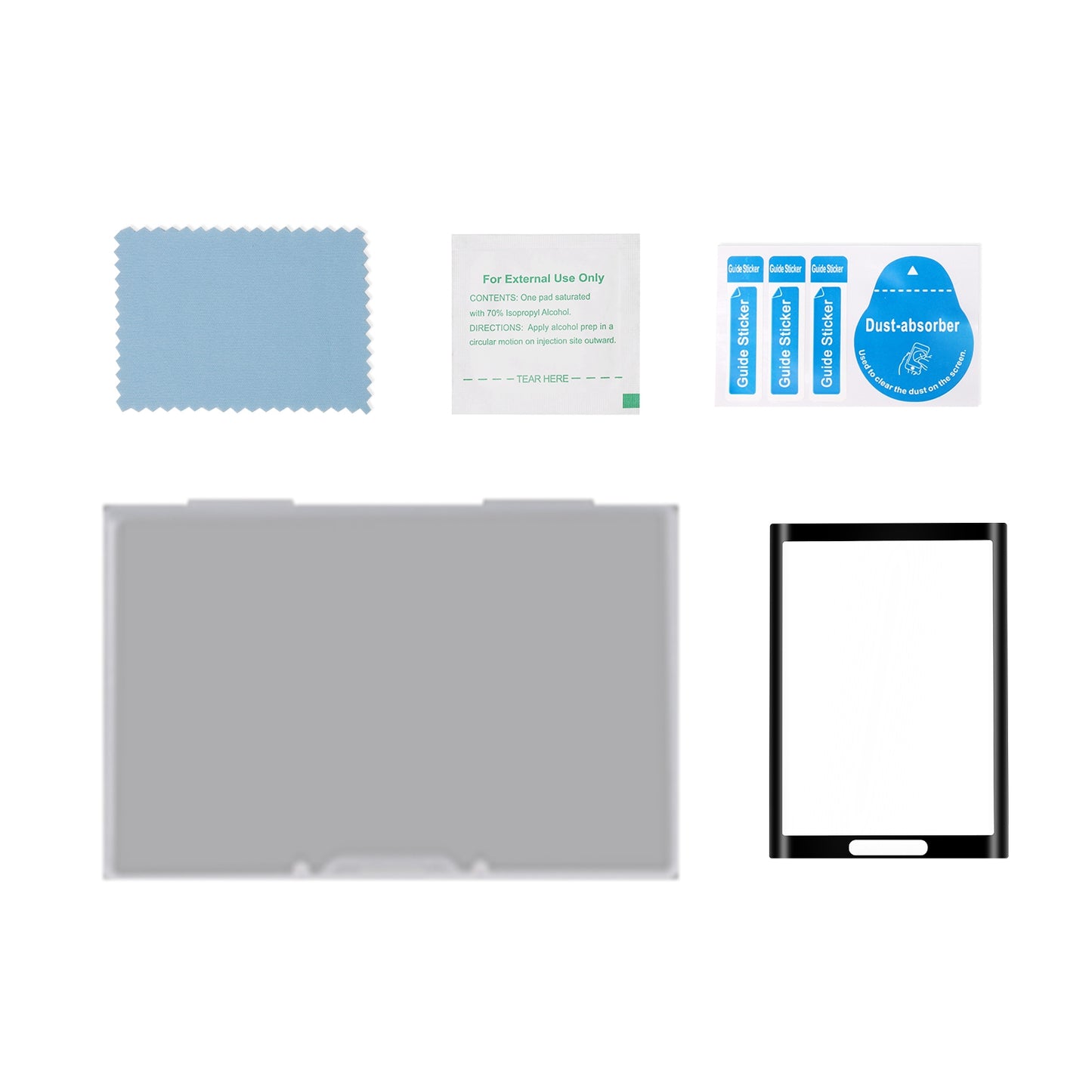 Uniqkart IST-BHM491 1 Set Curved Design Camera Screen Film for Insta360 X3, Anti-scratch Full Covering Tempered Glass Screen Protector