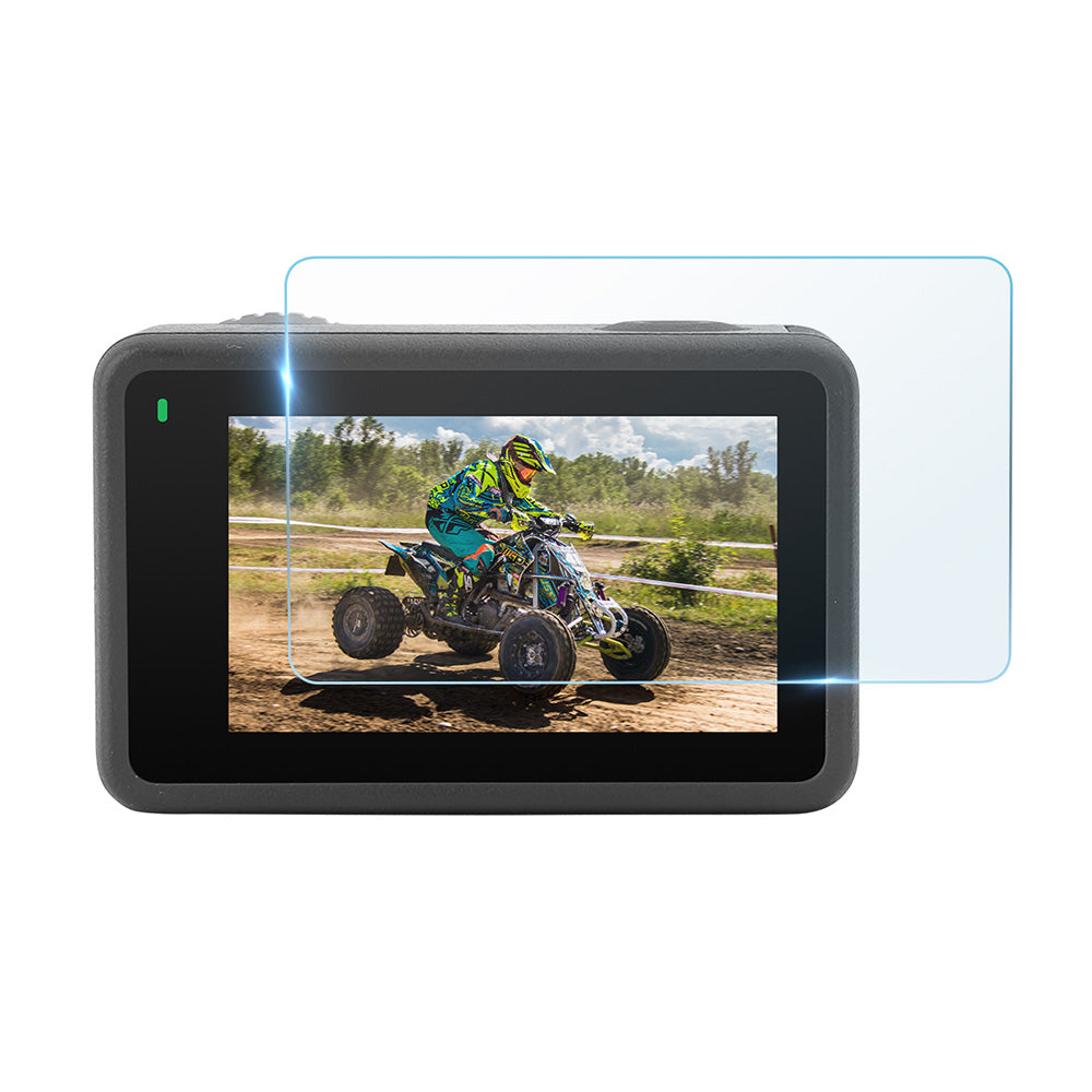 Uniqkart OA3-BHM494 3Pcs / Set for DJI Osmo Action 3 Tempered Glass Screen Protector Camera Lens Film + Screen Film Combo