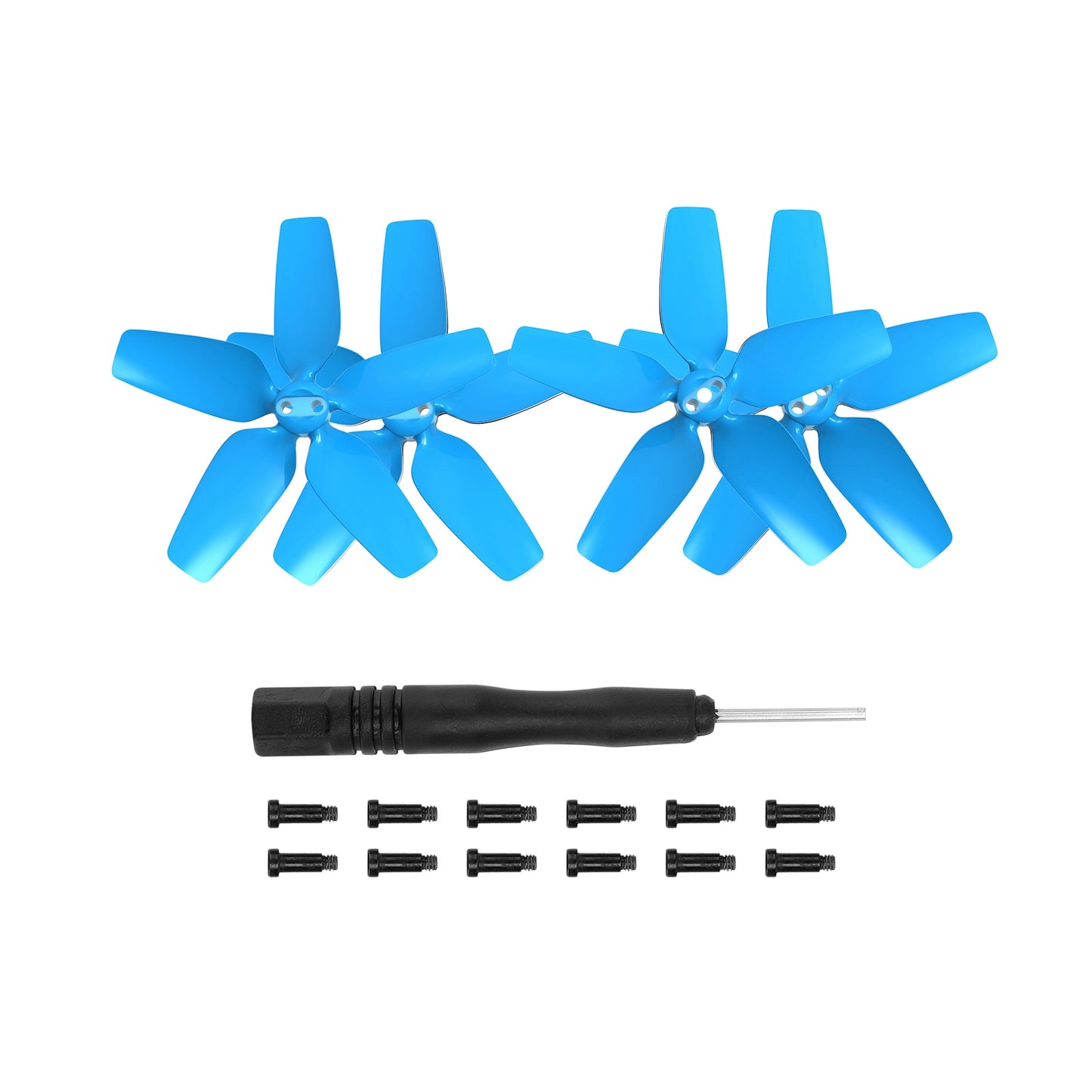 2 Pairs 2925S For DJI Avata Colorful Propeller Blade Lightweight Drone Accessories with Tool - Blue