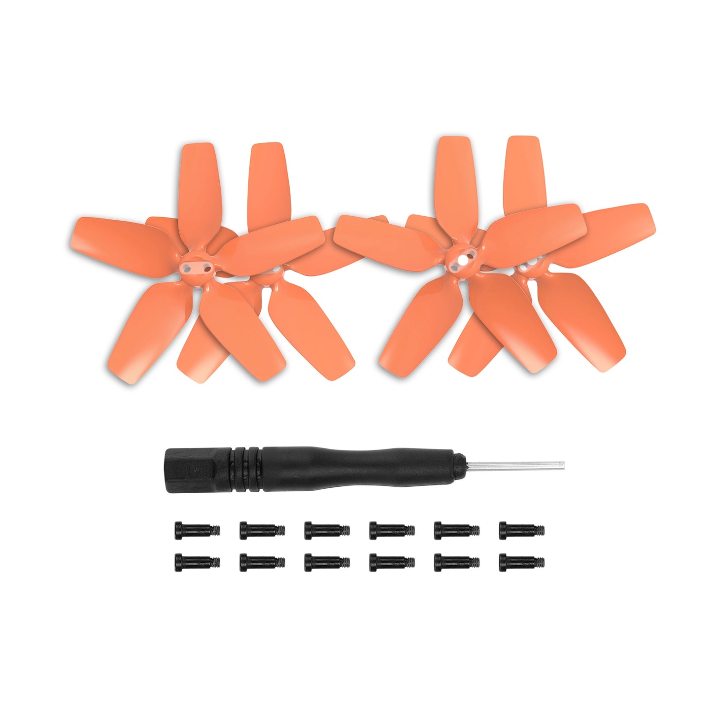 2 Pairs 2925S For DJI Avata Colorful Propeller Blade Lightweight Drone Accessories with Tool - Orange
