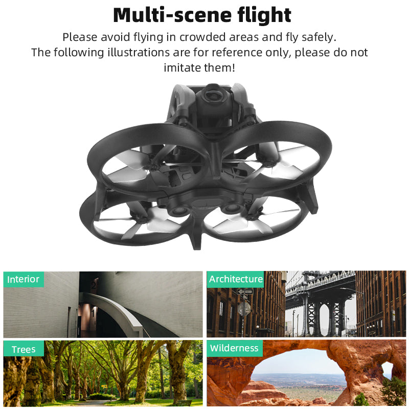 EWB9615 Drone Propeller Guard Anti-Collision Props Protector Drone Safety Accessory for Avata Drone