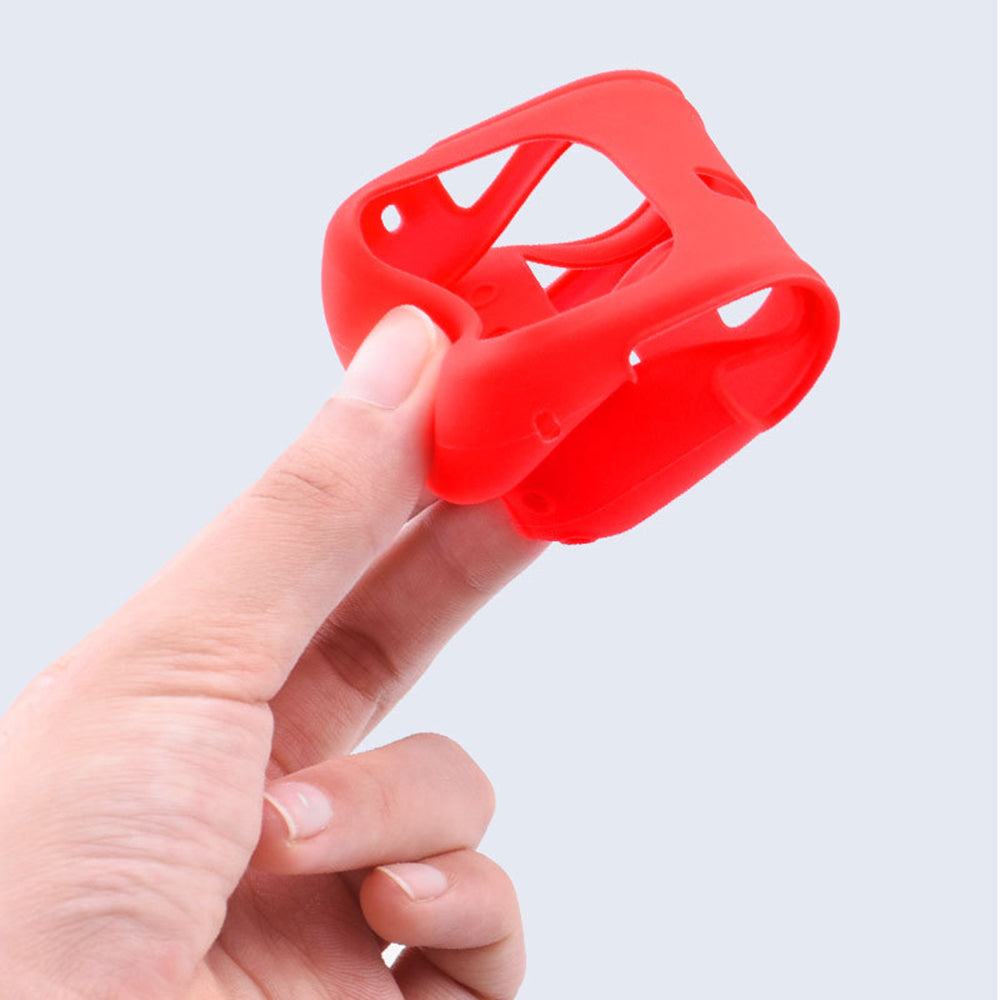 Silicone Case for Insta360 X3 Panoramic Camera Anti-scratch Protective Cover with Strap - Black