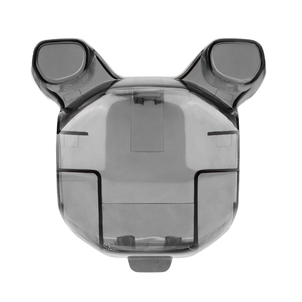 BRDRC Anti-scratch PC Lens Cap Hood for DJI Mini 3 Drone Gimbal Camera Protector Cover - Transparent Black