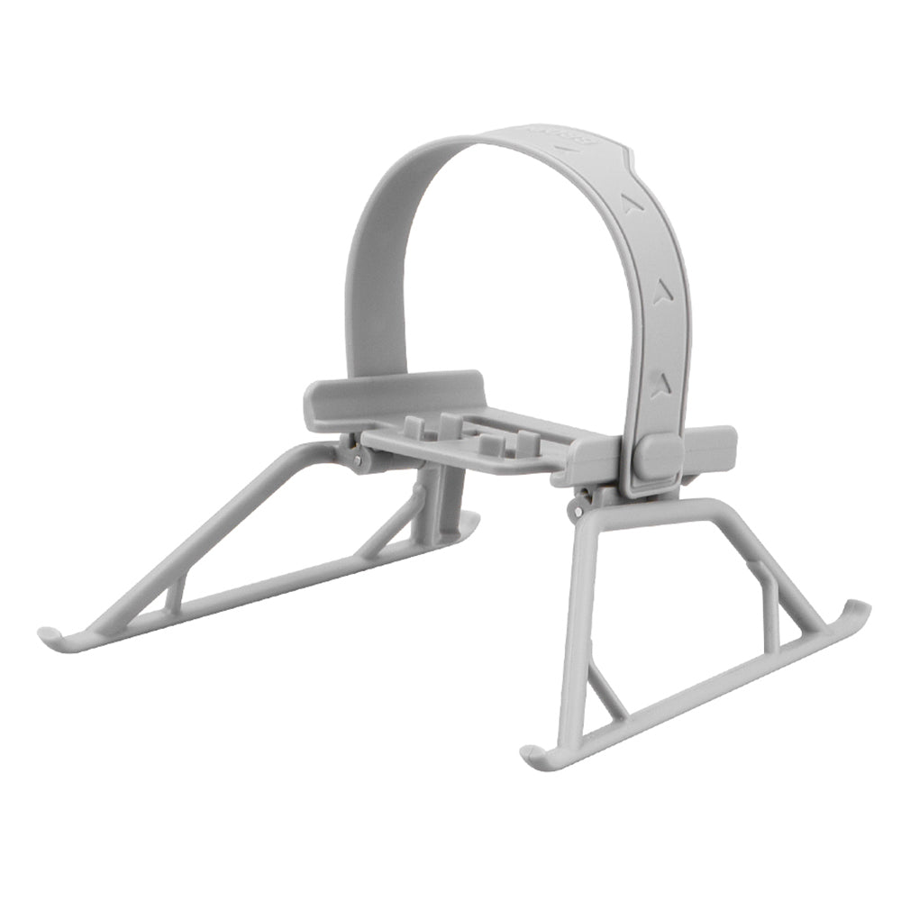 BRDRC For DJI Mini 3 / Mini 3 Pro Foldable Landing Gear ABS Height Extender with Silicone Strap - Grey