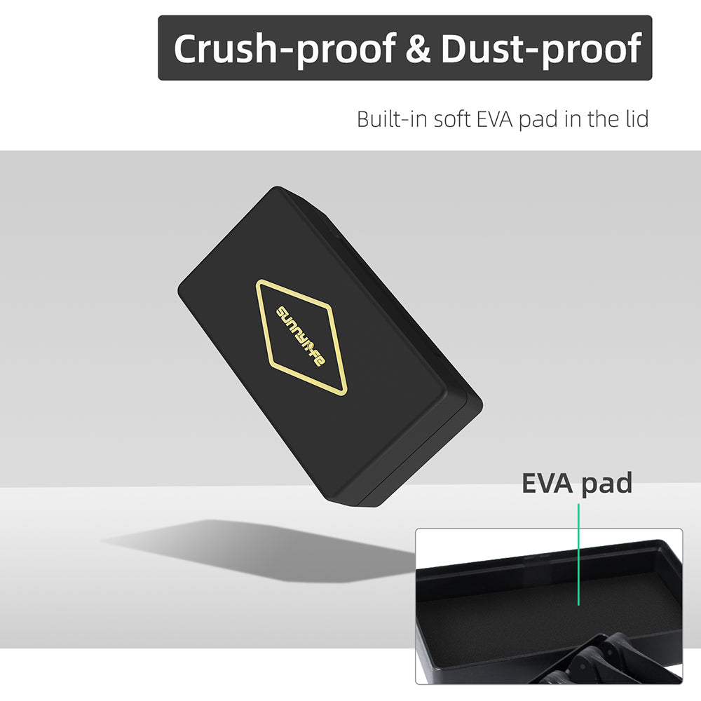 SUNNYLIFE 1 Pair 8747F Silent Blade for DJI Air 3 Noise Reduction Propeller - Black+Orange