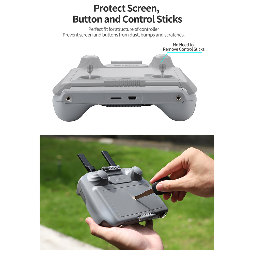 SUNNYLIFE YK674 For DJI RC 2 2-in-1 Remote Controller Sun Hood Sunshade Screen Protector Shield (with Sub-panel)