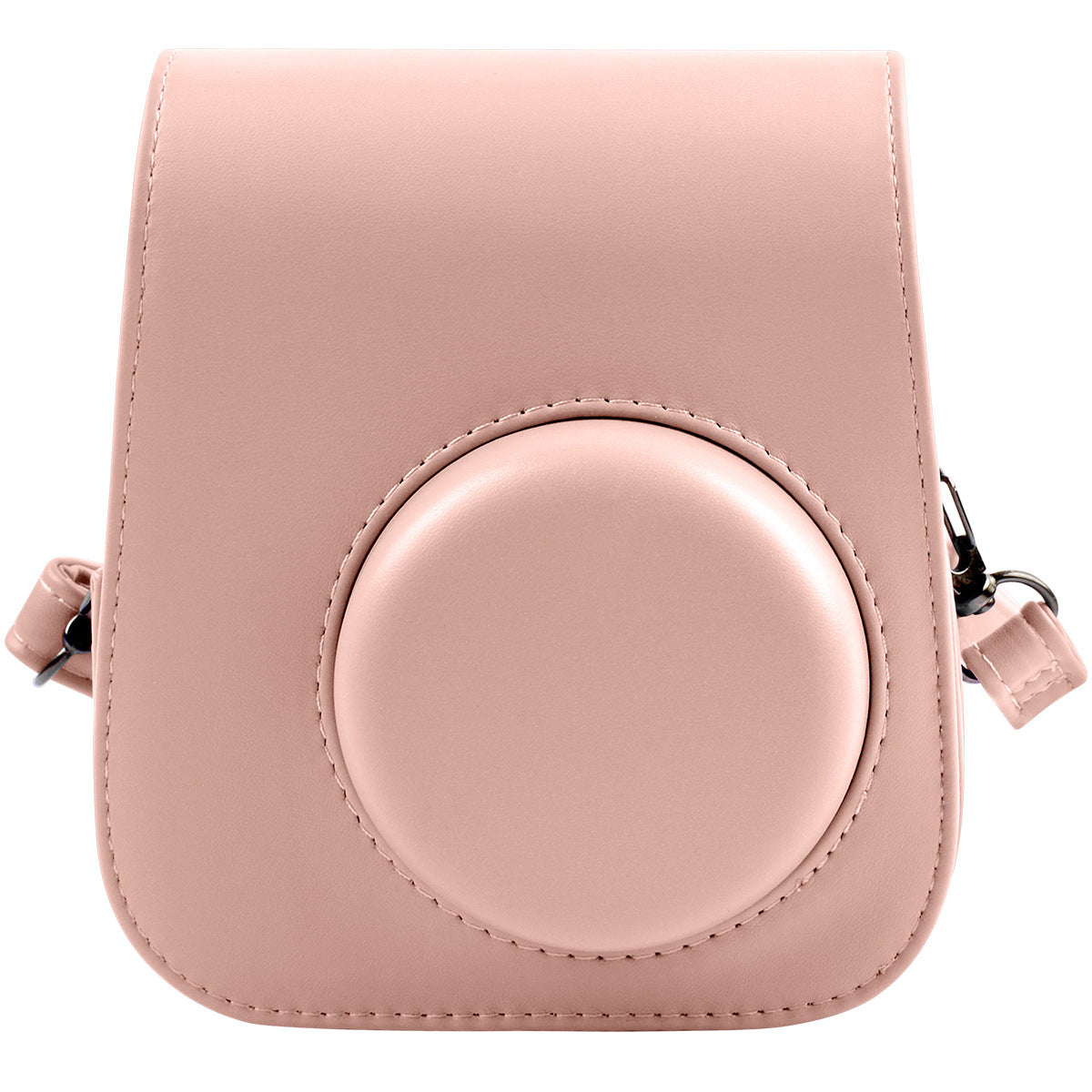 Leather Bag Protective Case with Removable Adjustable Strap for Fujifilm Instax Mini 11 Instant Camera - Pink
