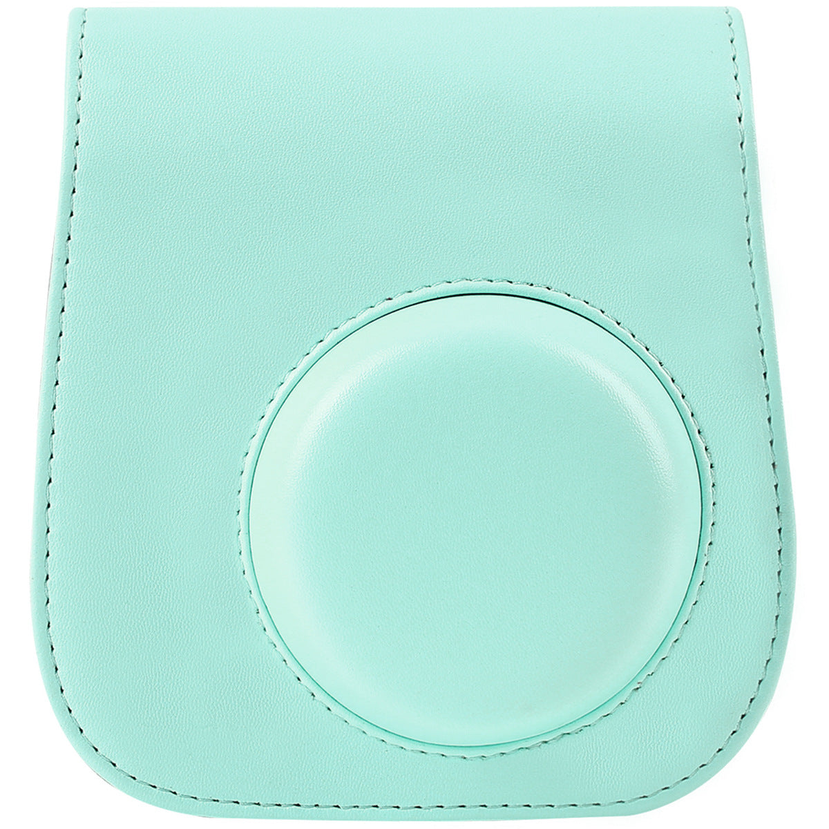 Leather Bag Protective Case with Removable Adjustable Strap for Fujifilm Instax Mini 11 Instant Camera - Baby Blue